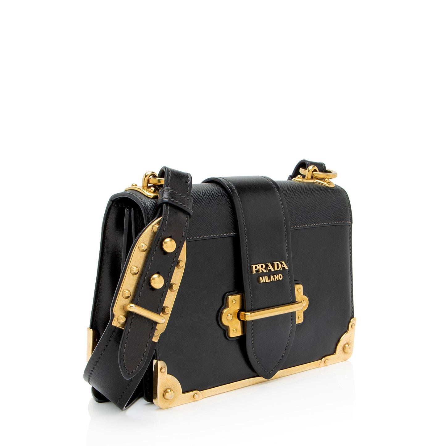 Prada Calfskin Cahier Shoulder Bag Shoulder Bag 2