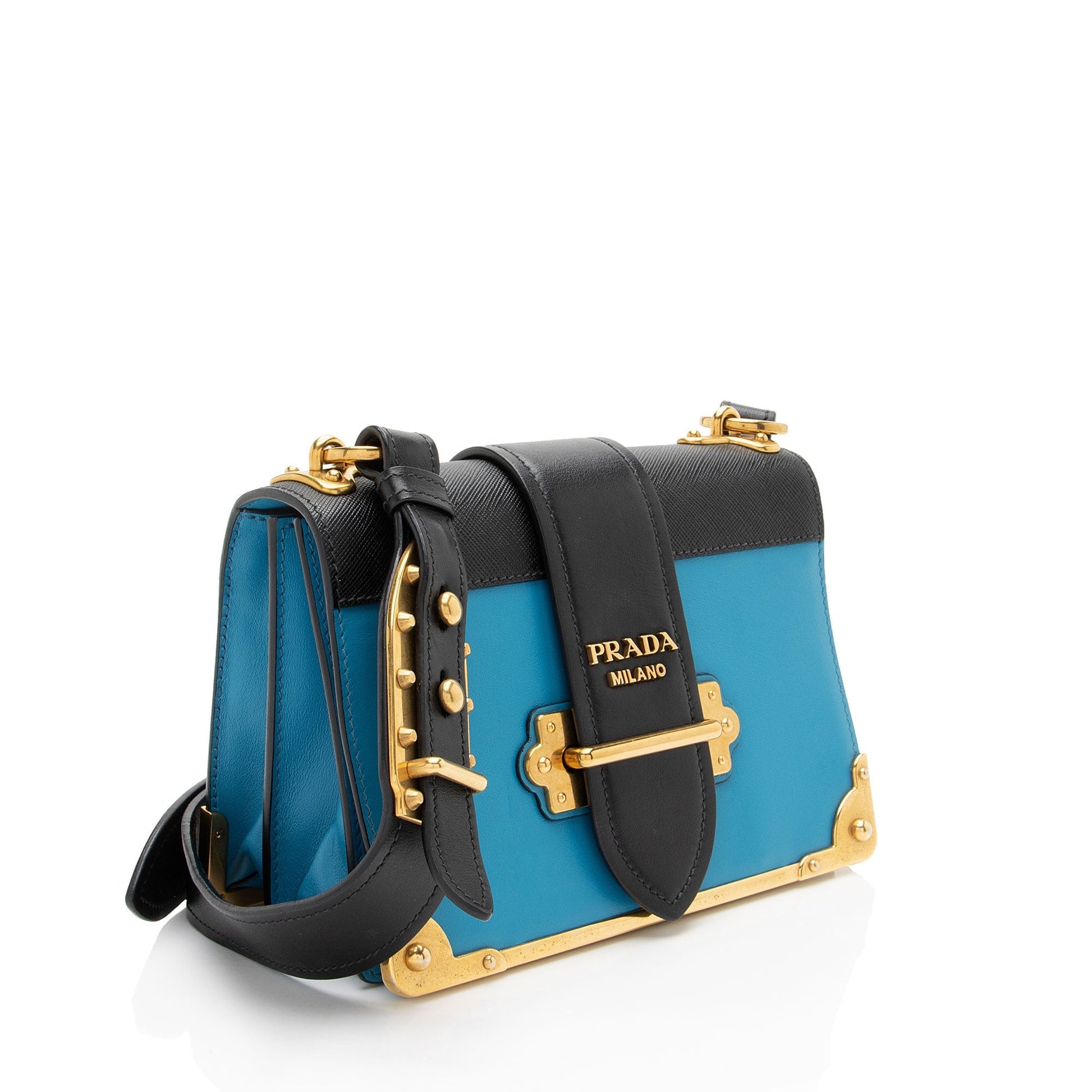 Prada Calfskin Cahier Shoulder Bag Shoulder Bag 4