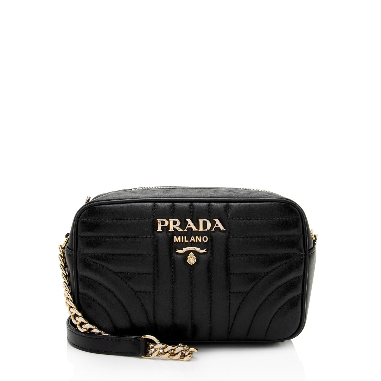 Prada Calfskin Diagramme Camera Bag Shf Byrpog Crossbody Bag