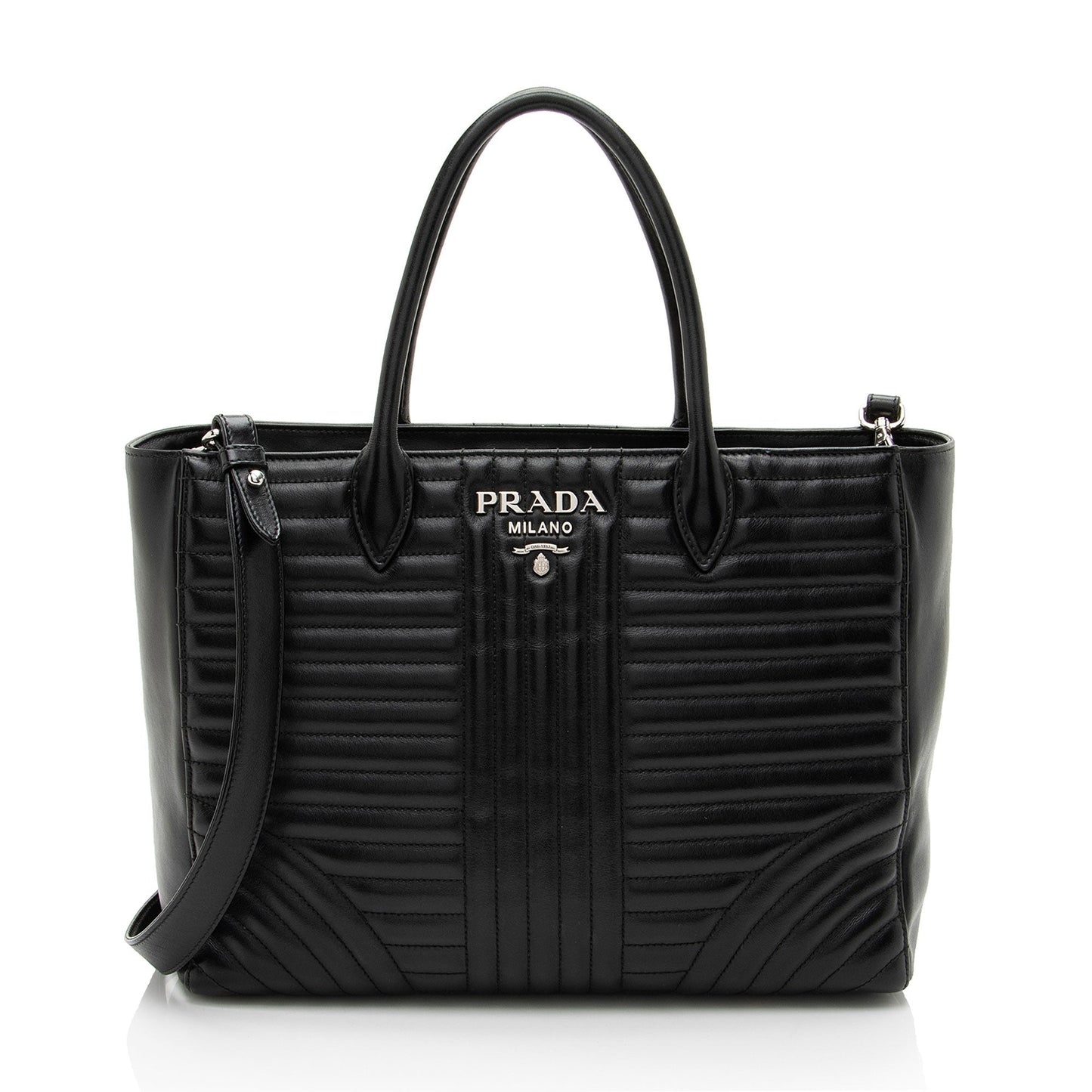 Prada Calfskin Diagramme Tote Tote Bag Calfskin Diagramme Tote