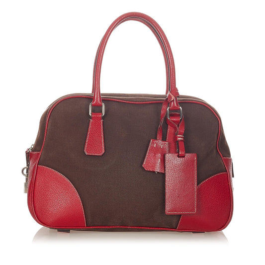 Prada Canapa Bauletto Handbag Shg Satchel Bag Handbag Shg 22115