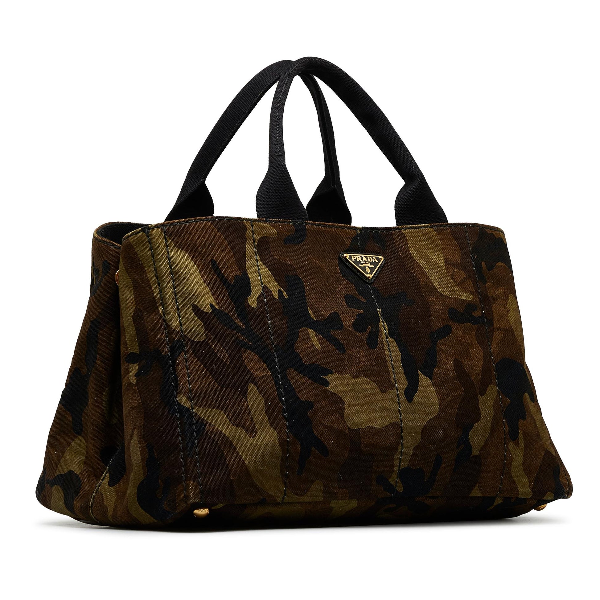 Prada Canapa Camouflage Tote Bag Shg O43Din