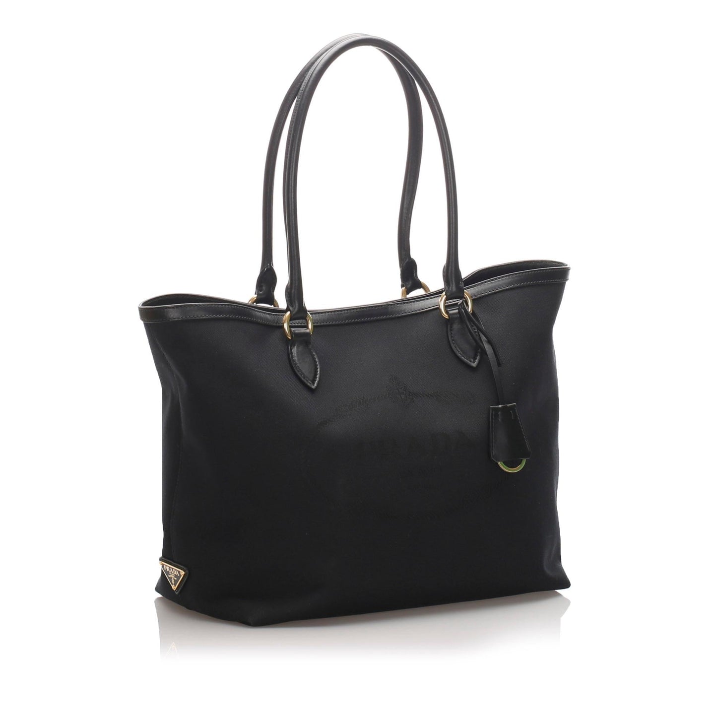 Prada Canapa Tote Canvas Tote Bag Tote Shg 12170