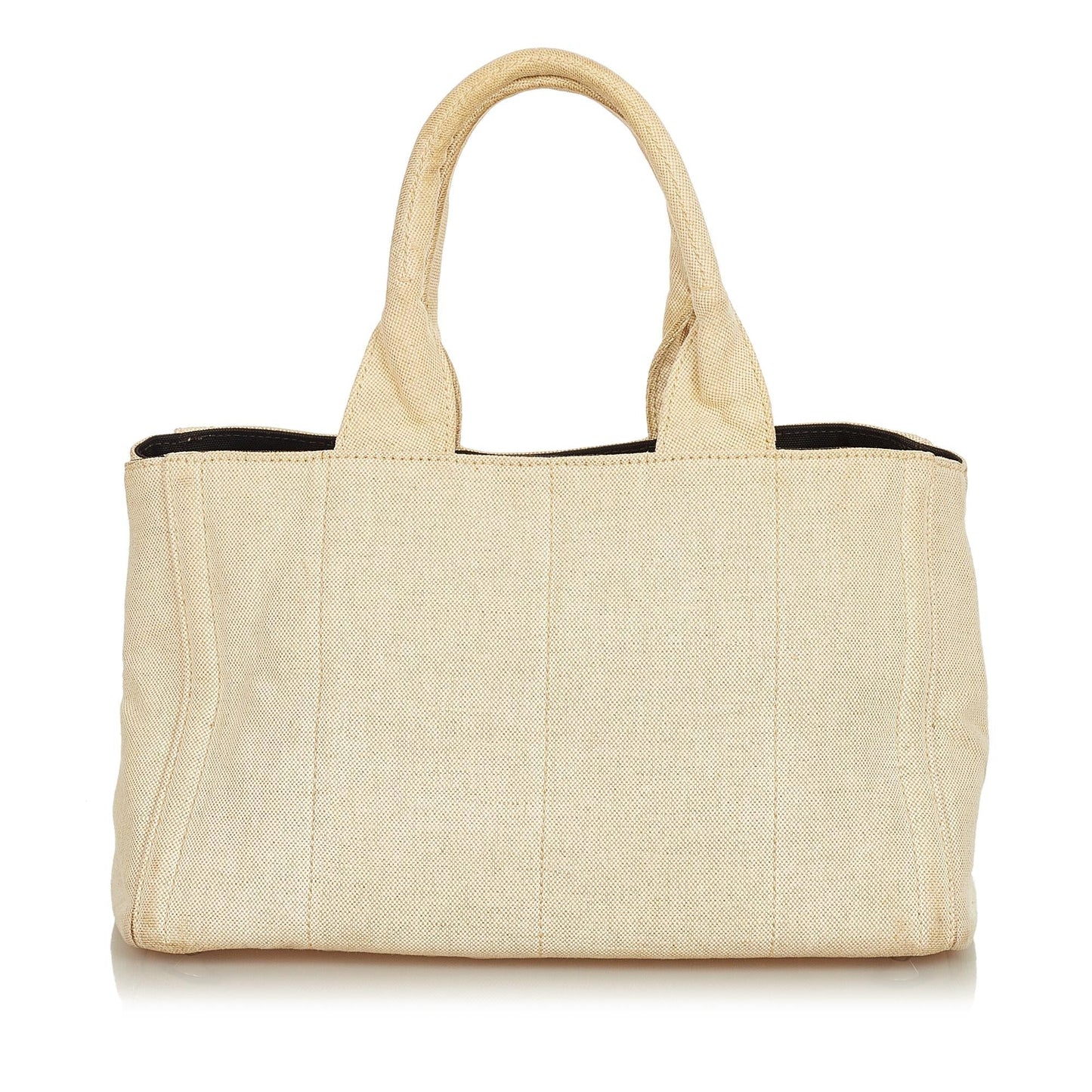 Prada Canapa Floral Handbag Shg Satchel Bag