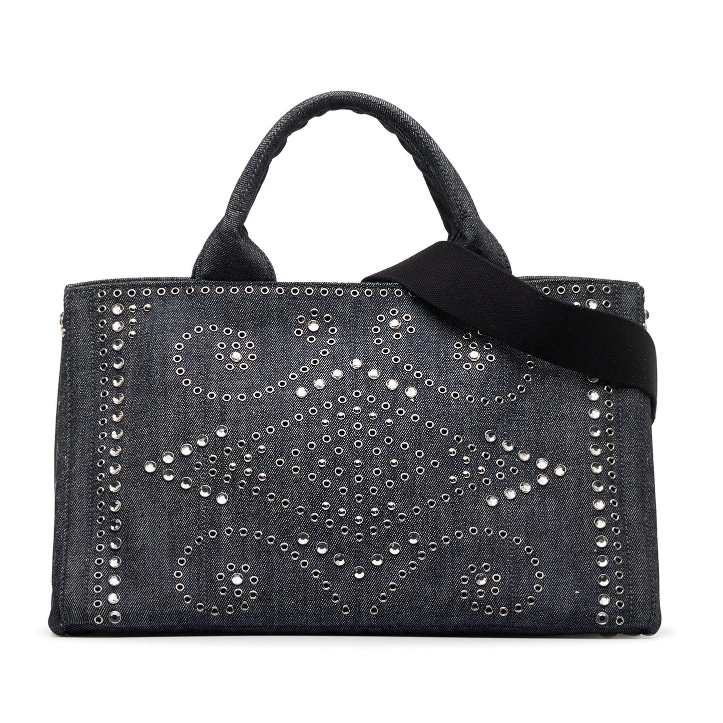 Prada Canapa Jeweled Satchel Shg Vcmwnw Satchel Bag