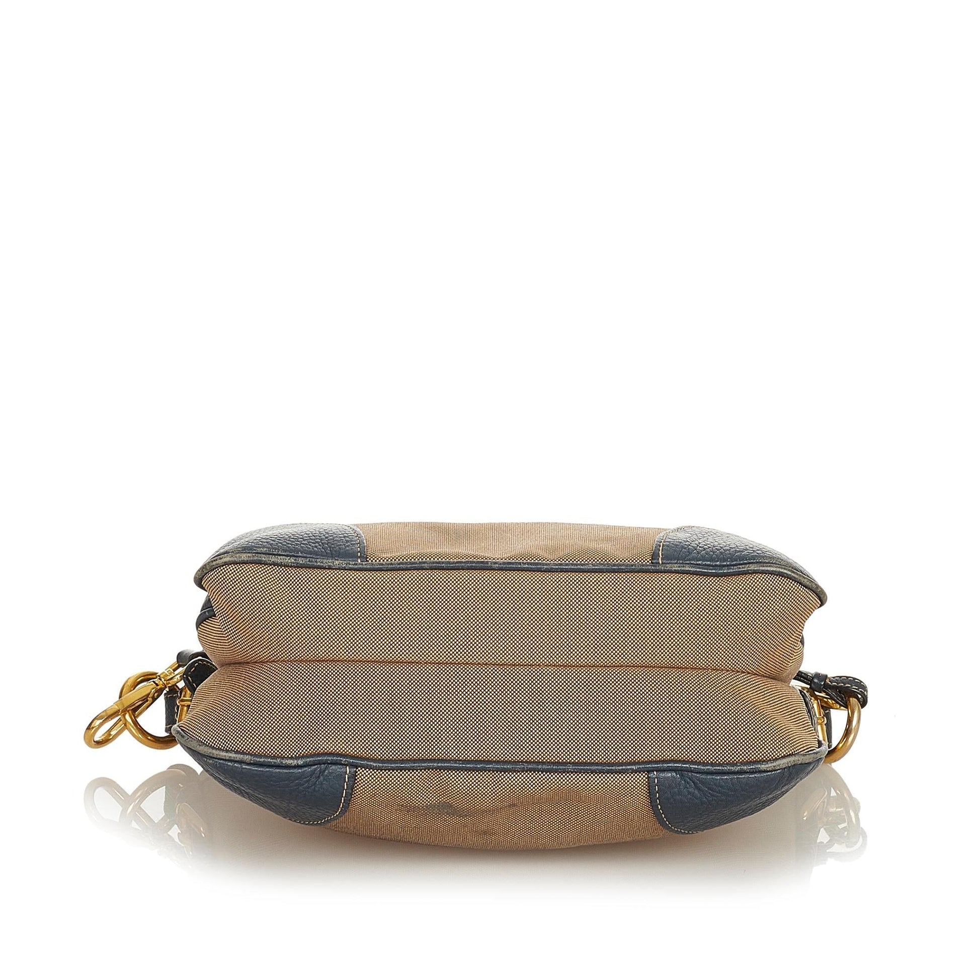 Prada Canapa Crossbody Bag Shg Canvas Logo