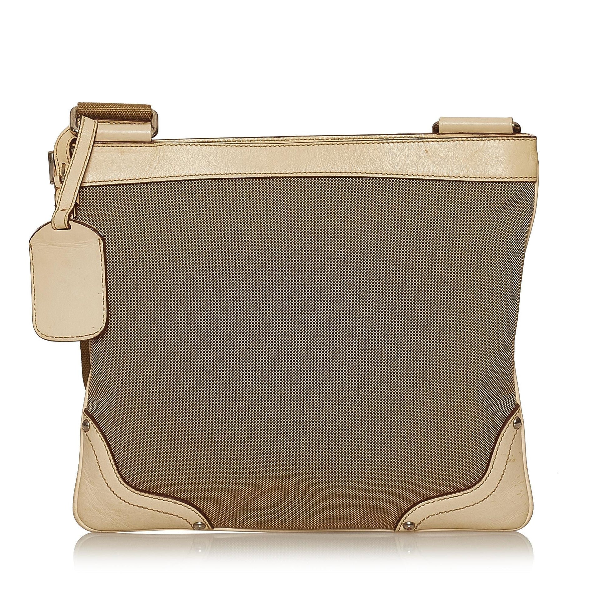 Prada Canapa Crossbody Bag Shg Canvas Logo Bag Shg 29482