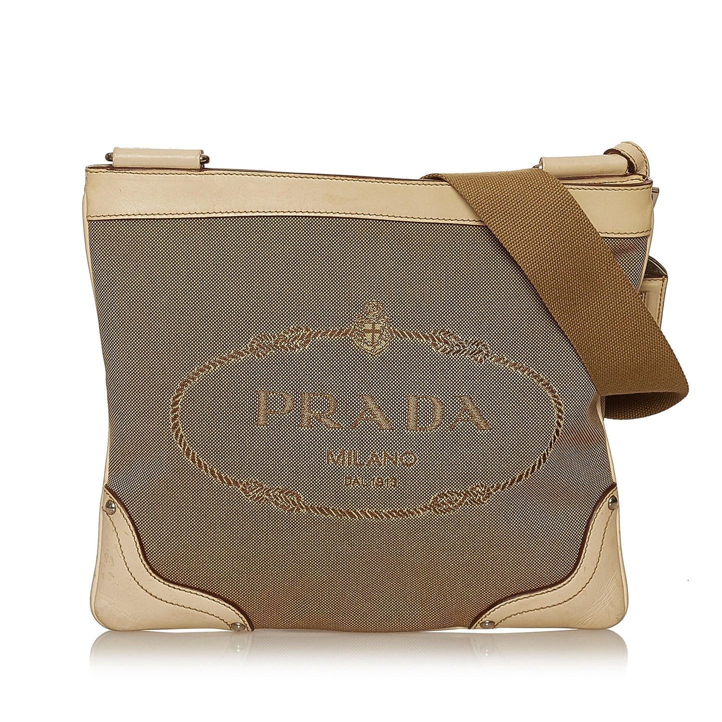 Prada Canapa Crossbody Bag Shg Canvas Logo Bag Shg 29482