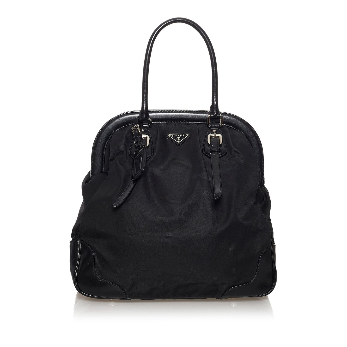 Prada Canapa Handbag Shg Canvas Logo Satchel Bag Handbag Shg 30677