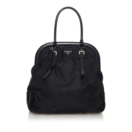 Prada Canapa Handbag Shg Canvas Logo Satchel Bag Handbag Shg 30677