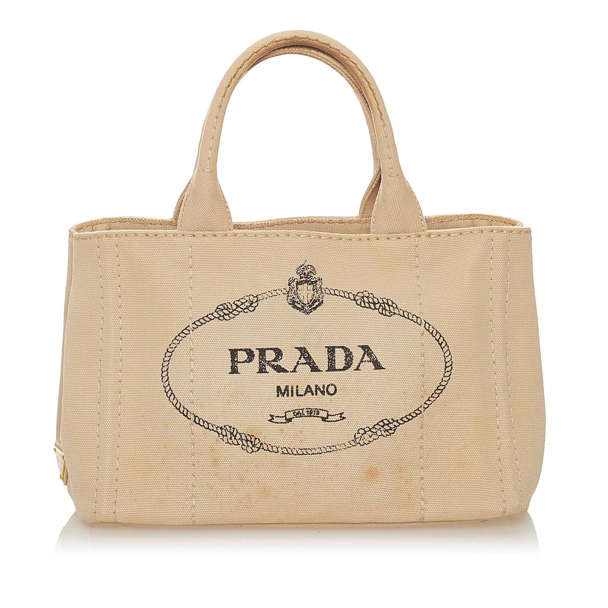 Prada Canapa Satchel Shg Canvas Logo Satchel Bag Satchel Shg 27860