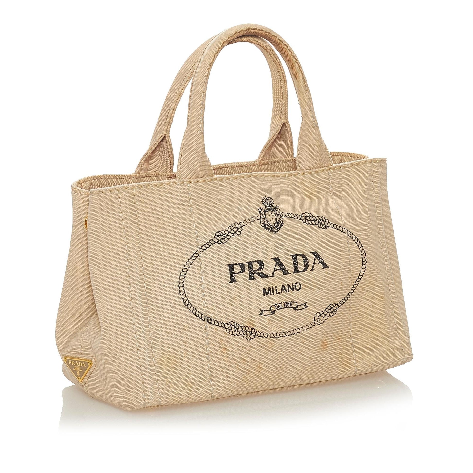 Prada Canapa Satchel Shg Canvas Logo Satchel Bag Satchel Shg 27860