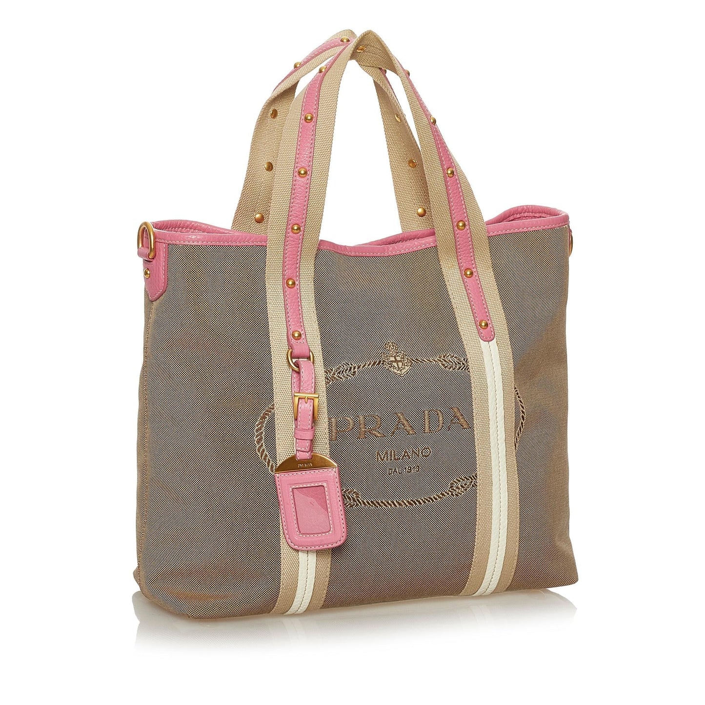 Prada Canapa Satchel Shg Canvas Logo Satchel Bag Satchel Shg 28374