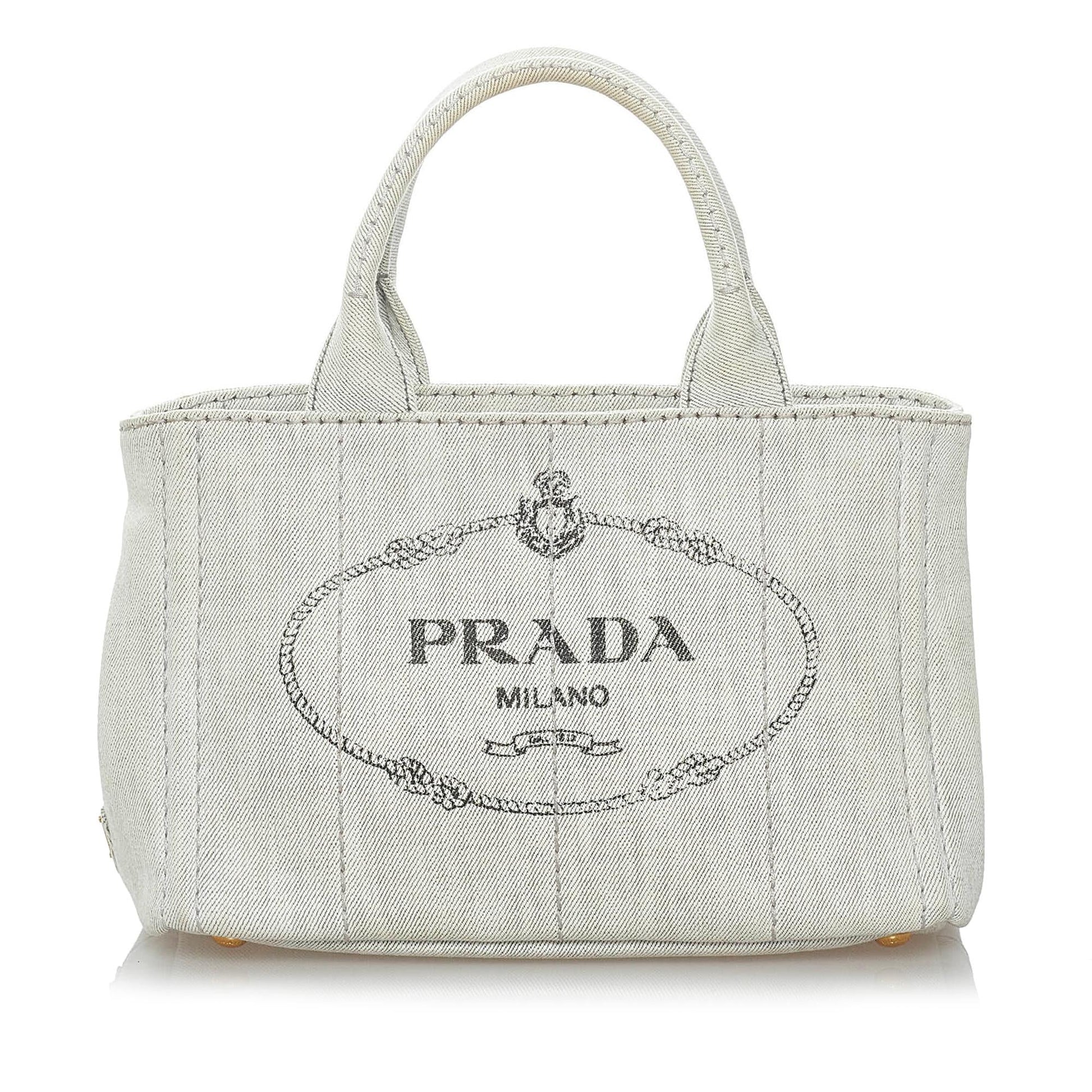 Prada Canapa Satchel Shg Canvas Logo Satchel Bag Satchel Shg 29742
