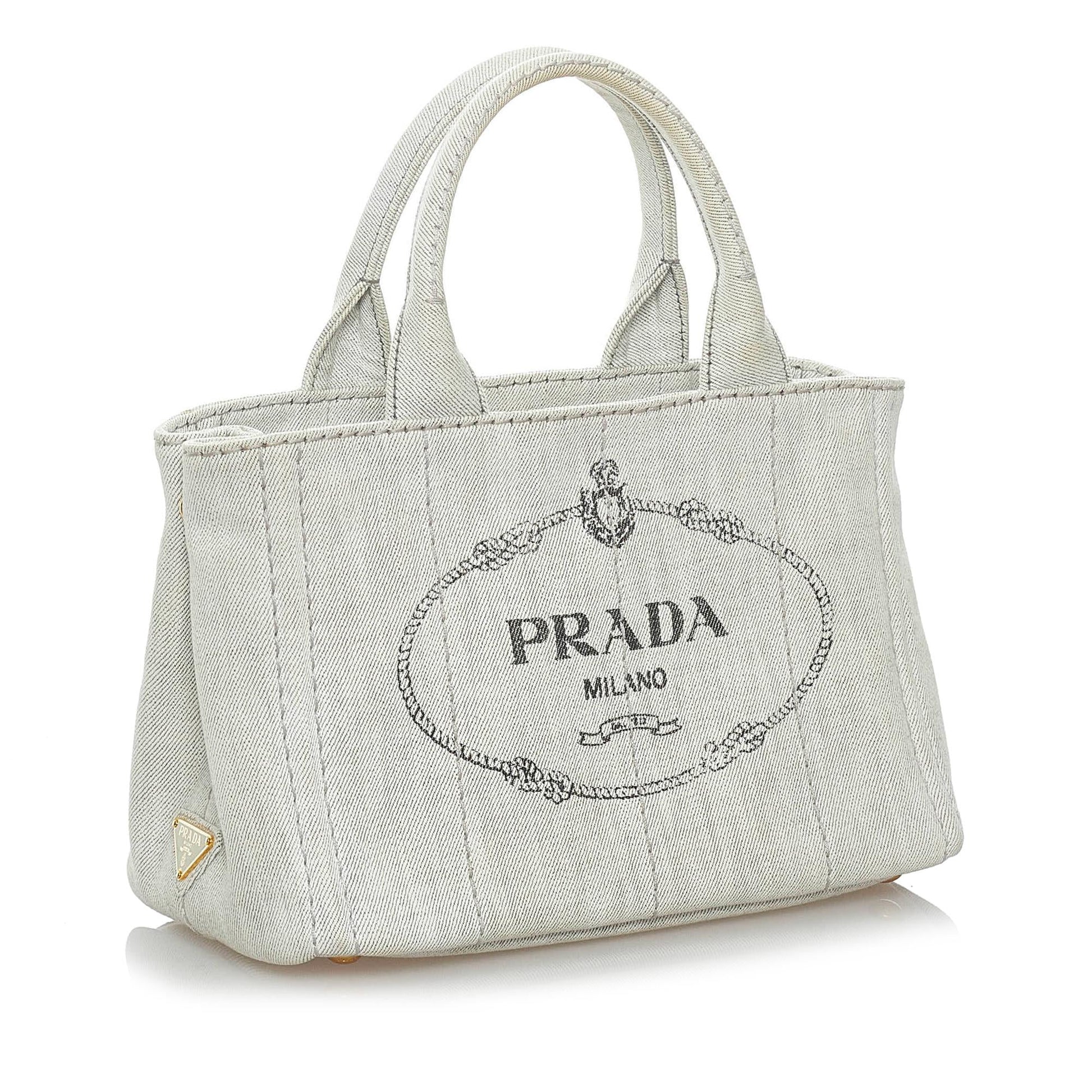 Prada Canapa Satchel Shg Canvas Logo Satchel Bag Satchel Shg 29742