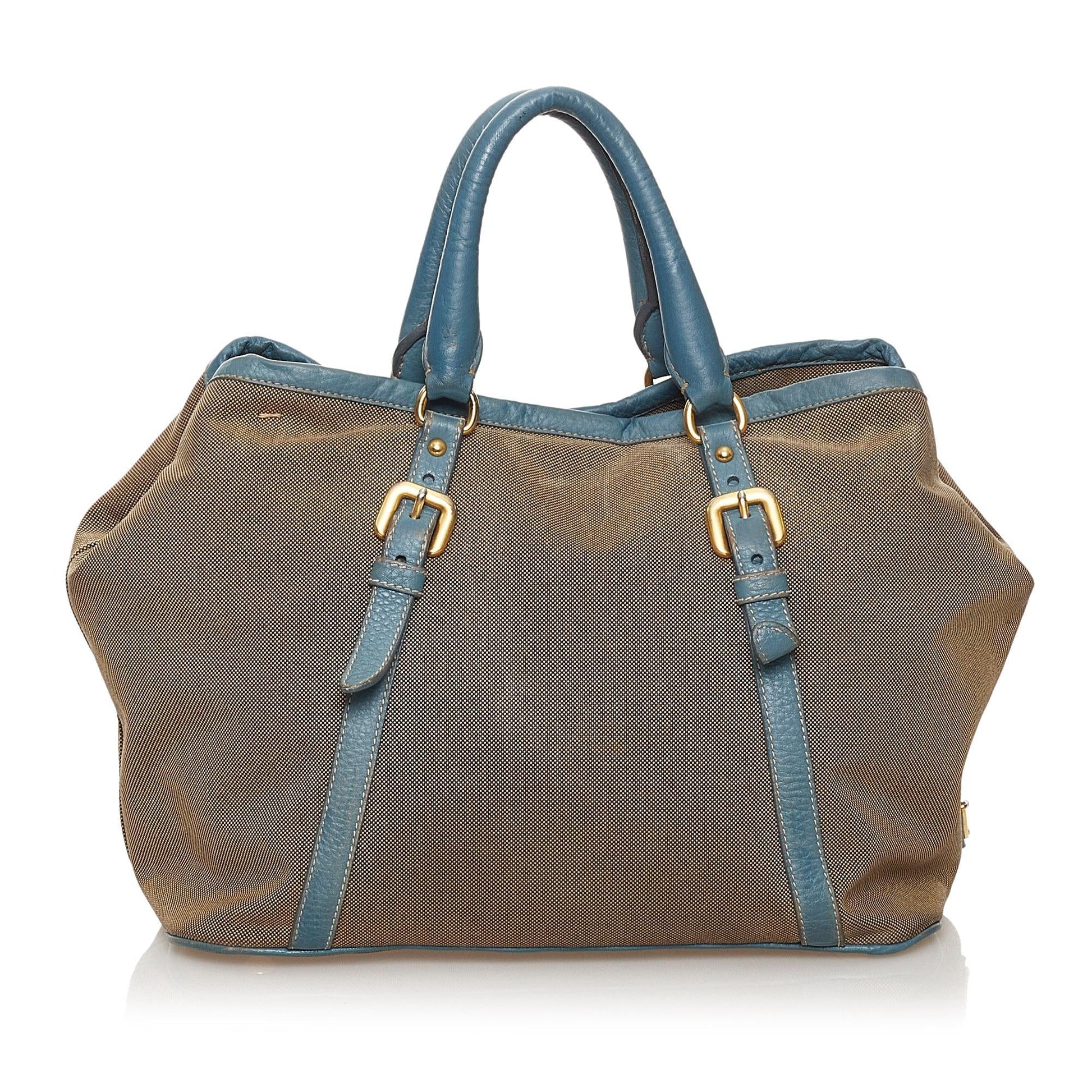 Prada Canapa Satchel Shg Canvas Logo Satchel Bag Satchel Shg 30063