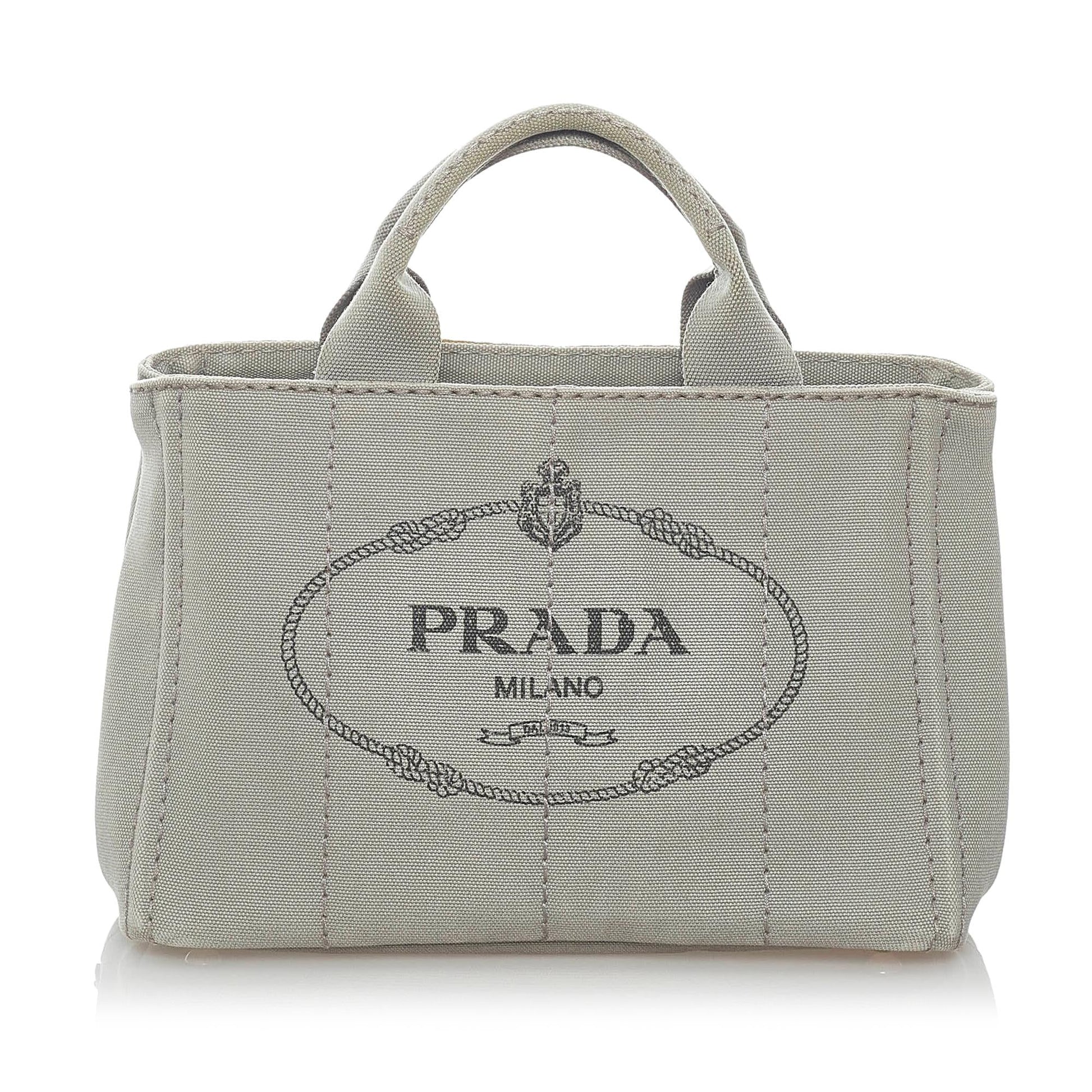 Prada Canapa Satchel Shg Canvas Logo Satchel Bag Satchel Shg 30961