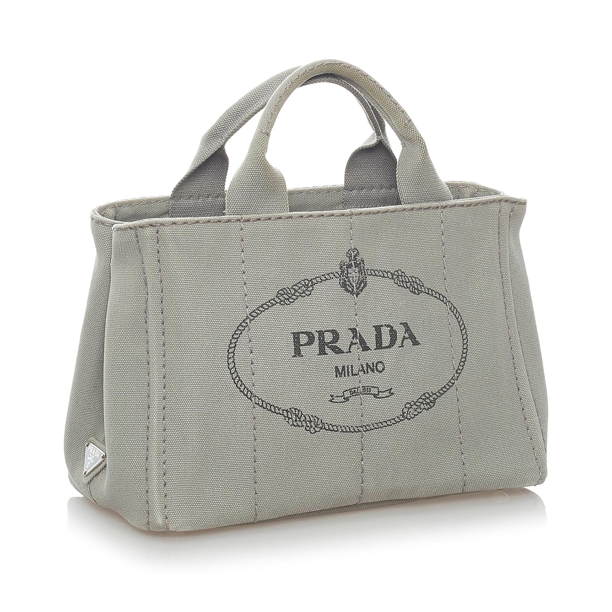 Prada Canapa Satchel Shg Canvas Logo Satchel Bag Satchel Shg 30961