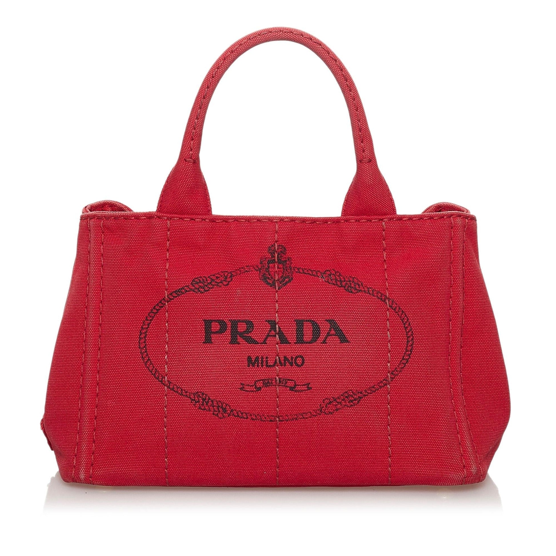 Prada Canapa Satchel Shg Canvas Logo Satchel Bag Satchel Shg 31097