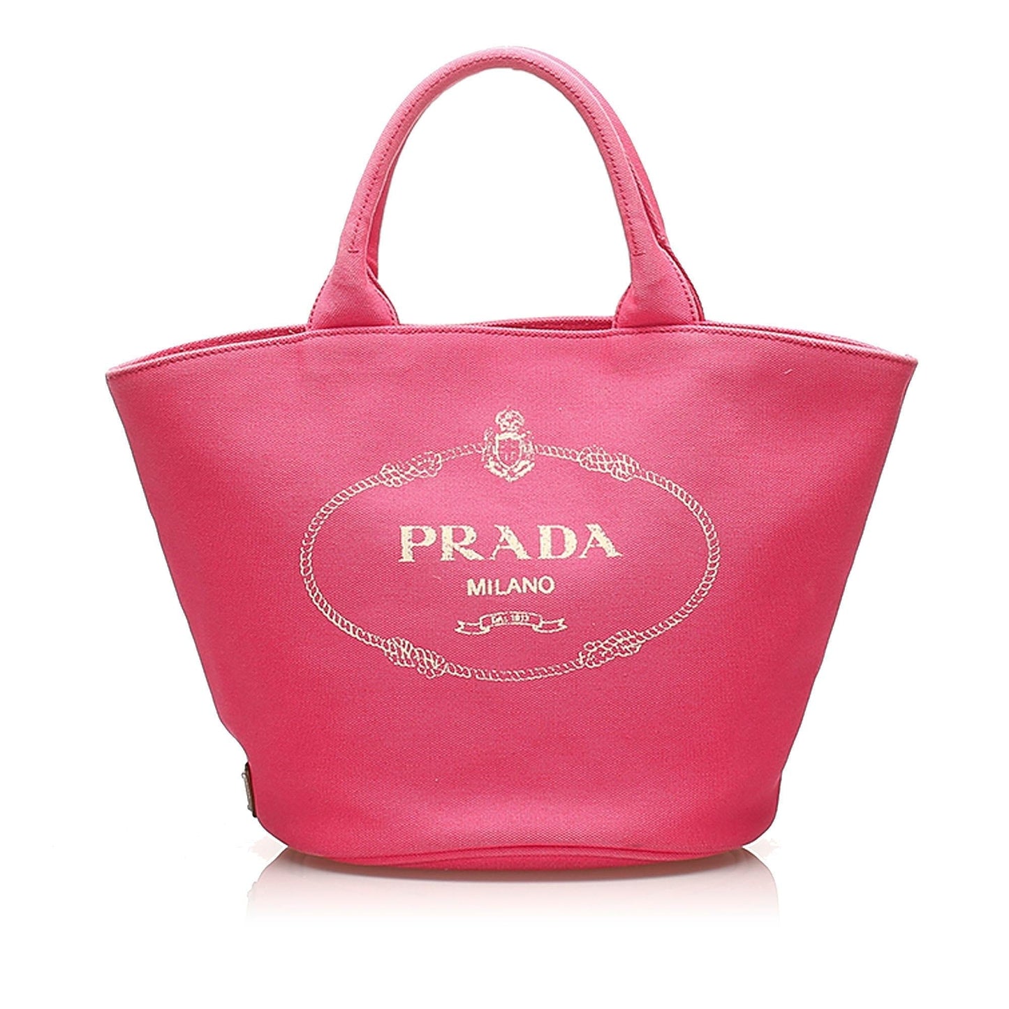 Prada Canapa Tote Bag Shg Canvas Logo Bag Shg 14397
