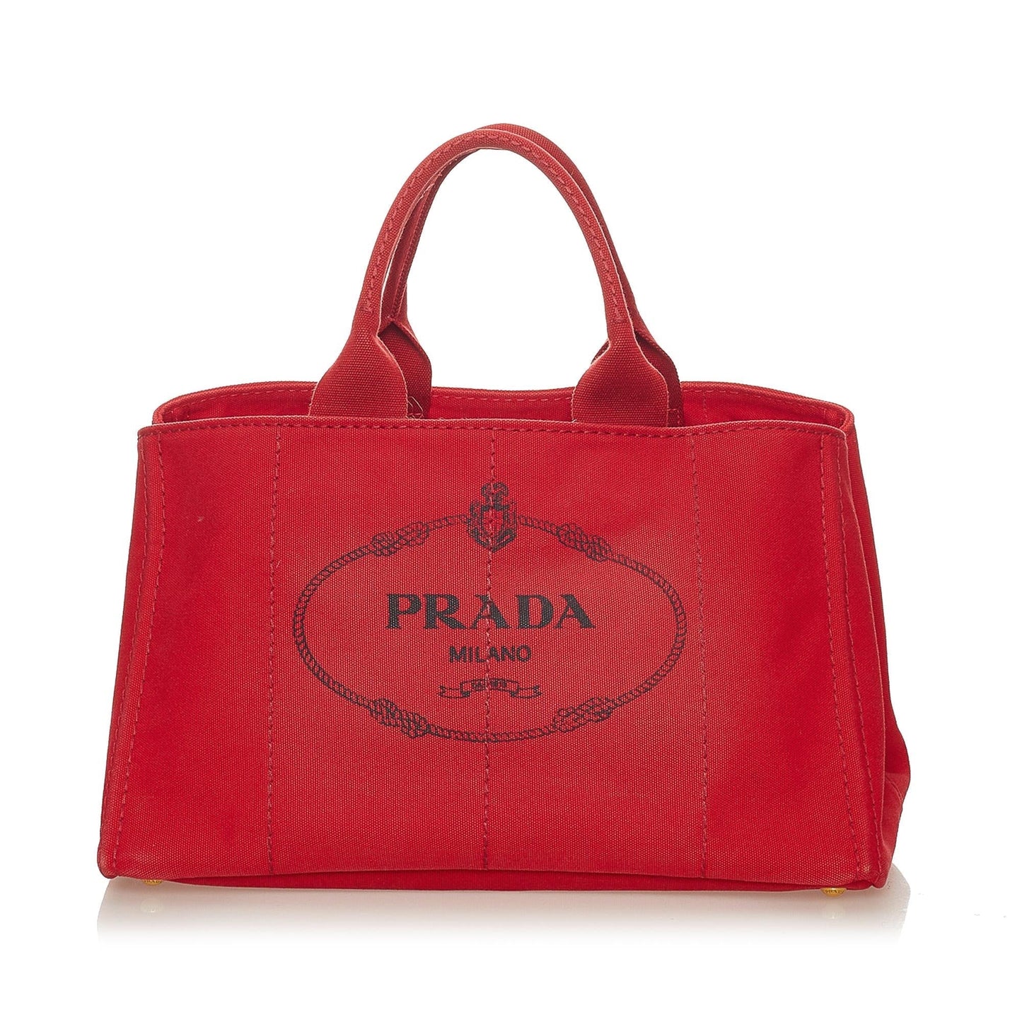 Prada Canapa Tote Bag Shg Canvas Logo Bag Shg 27786