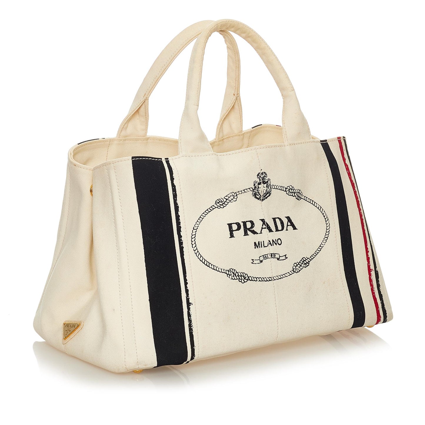Prada Canapa Tote Bag Shg Canvas Logo Bag Shg 27798