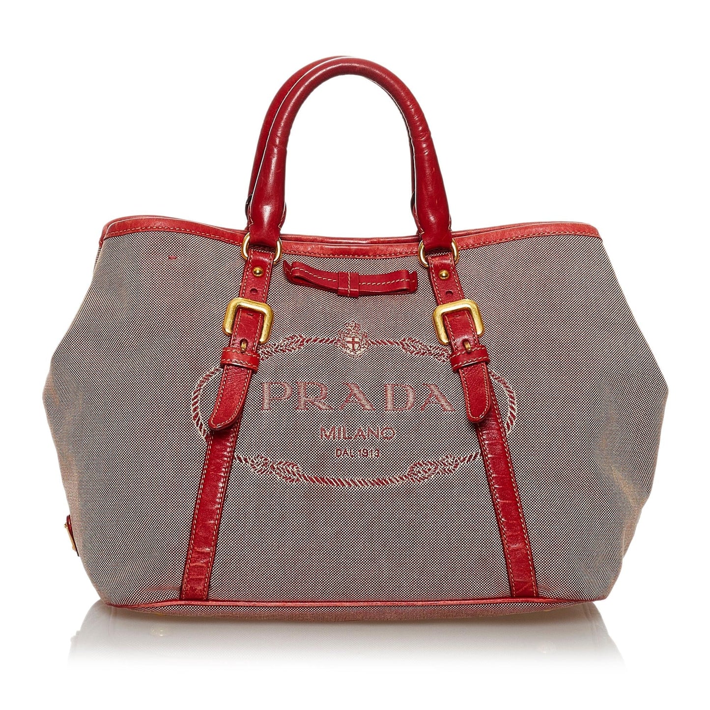 Prada Canapa Tote Bag Shg Canvas Logo Bag Shg 30601