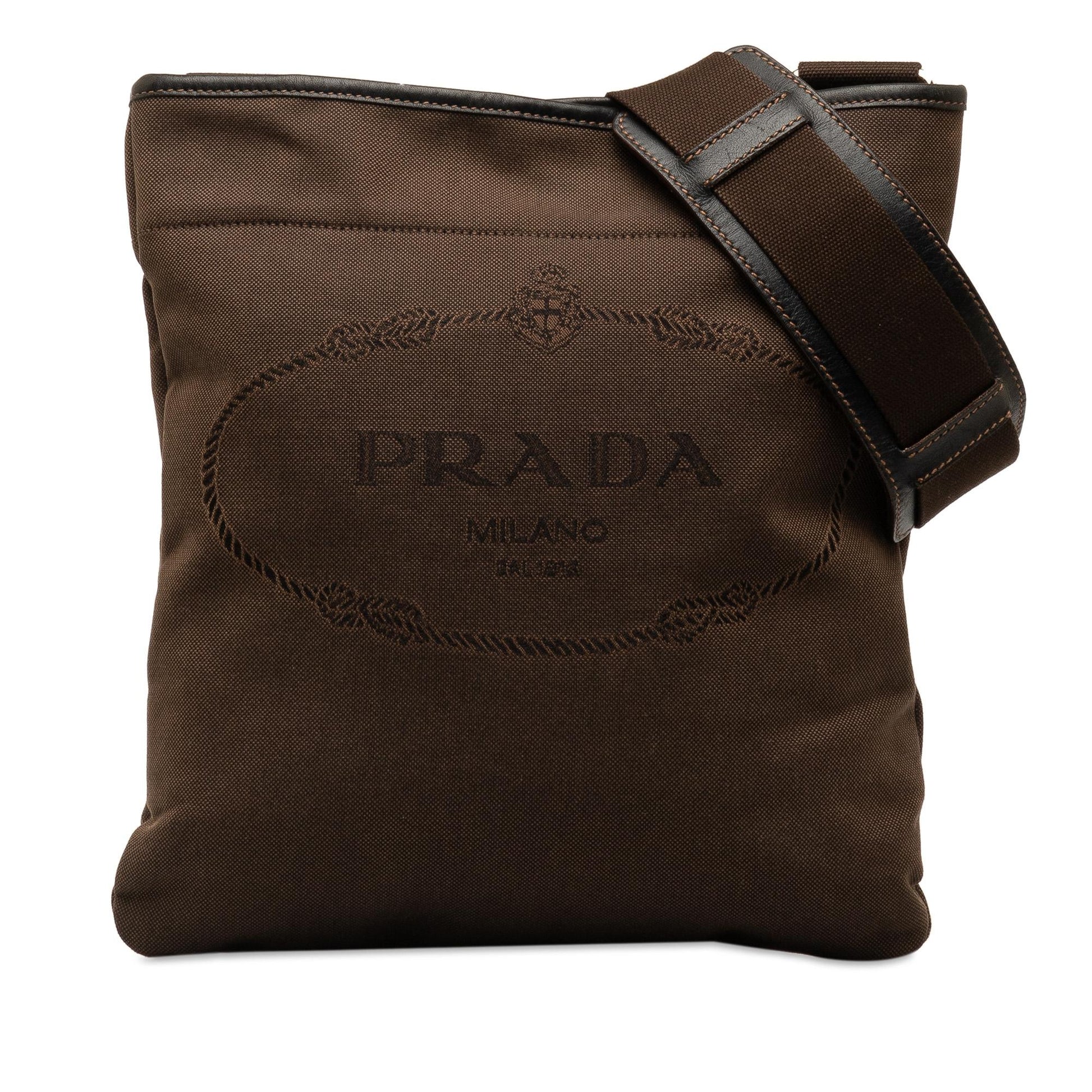 Prada Canapa Crossbody Shg Zjyfzs Logo Crossbody Bag