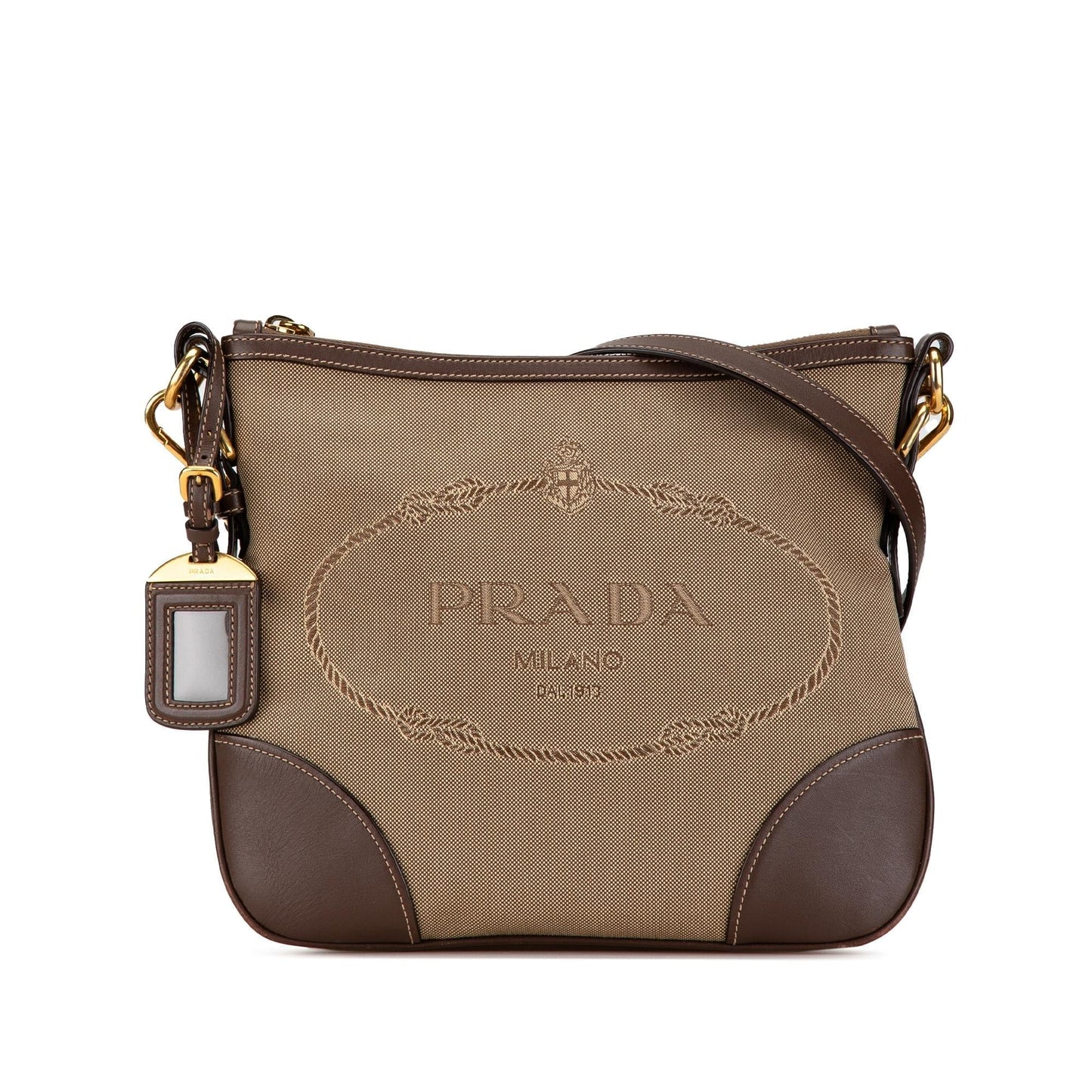 Prada Canapa Crossbody Shg Gawats Logo Crossbody Bag