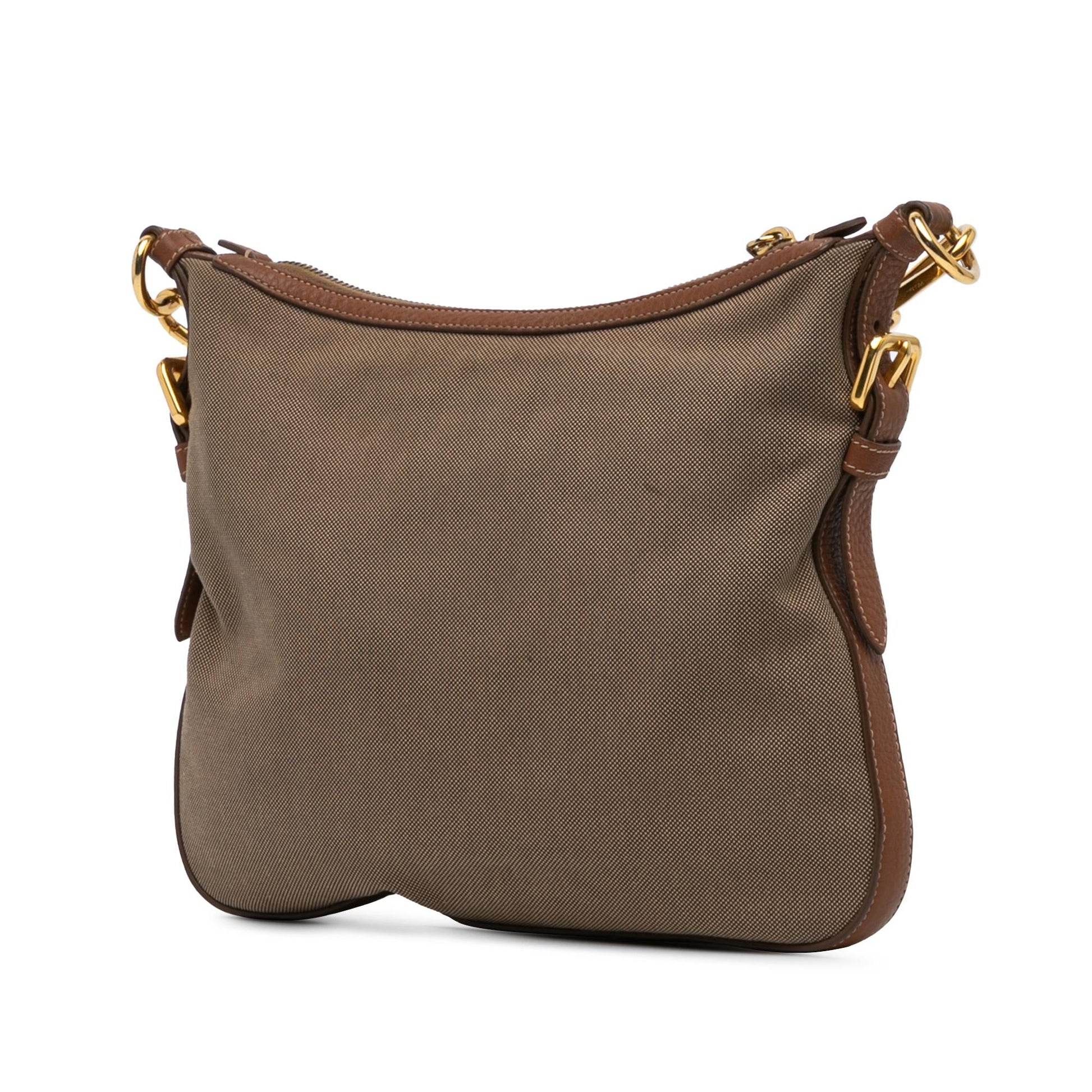 Prada Canapa Crossbody Shg Mjriif Logo Crossbody Bag