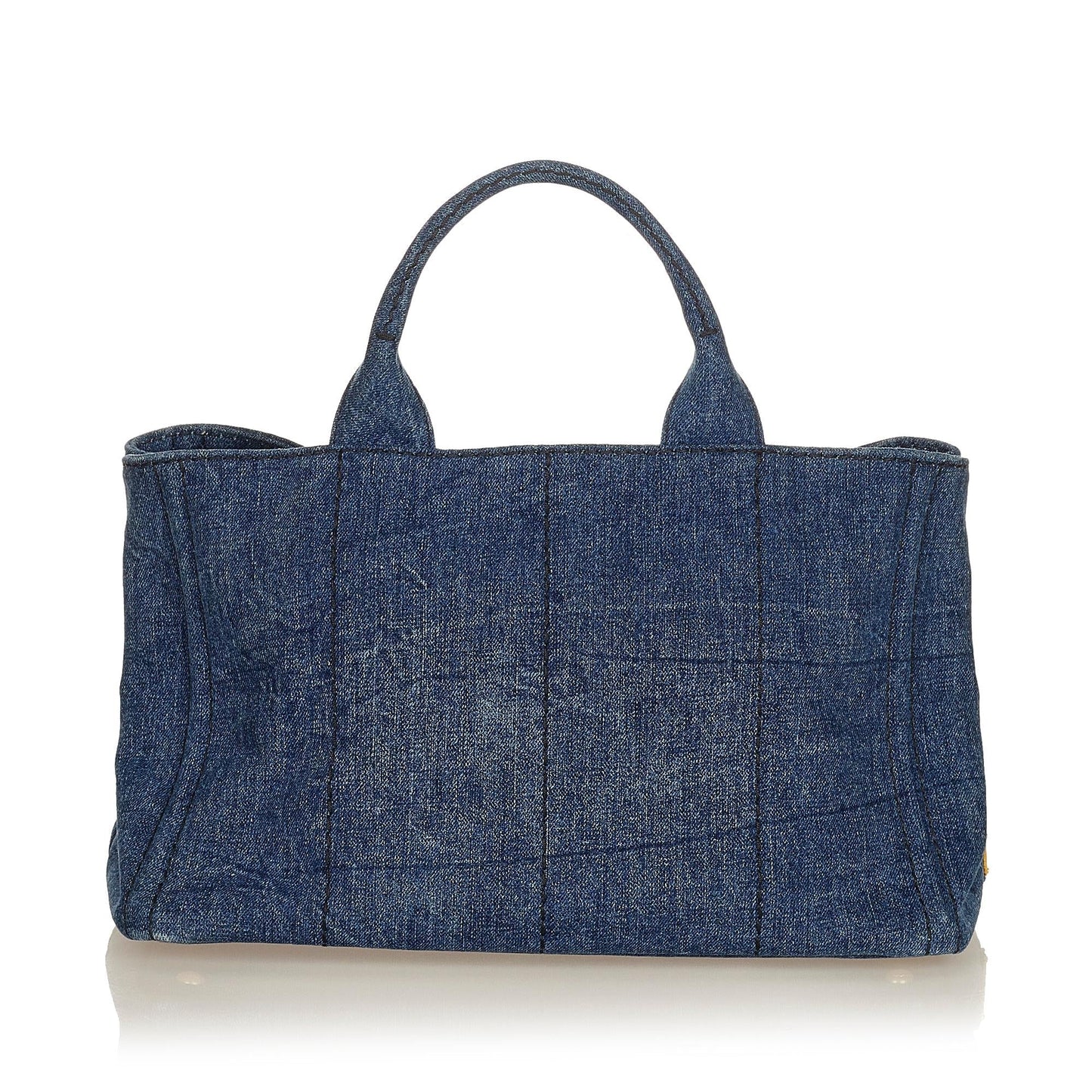 Prada Canapa Hanbag Shg Satchel Bag Denim Logo