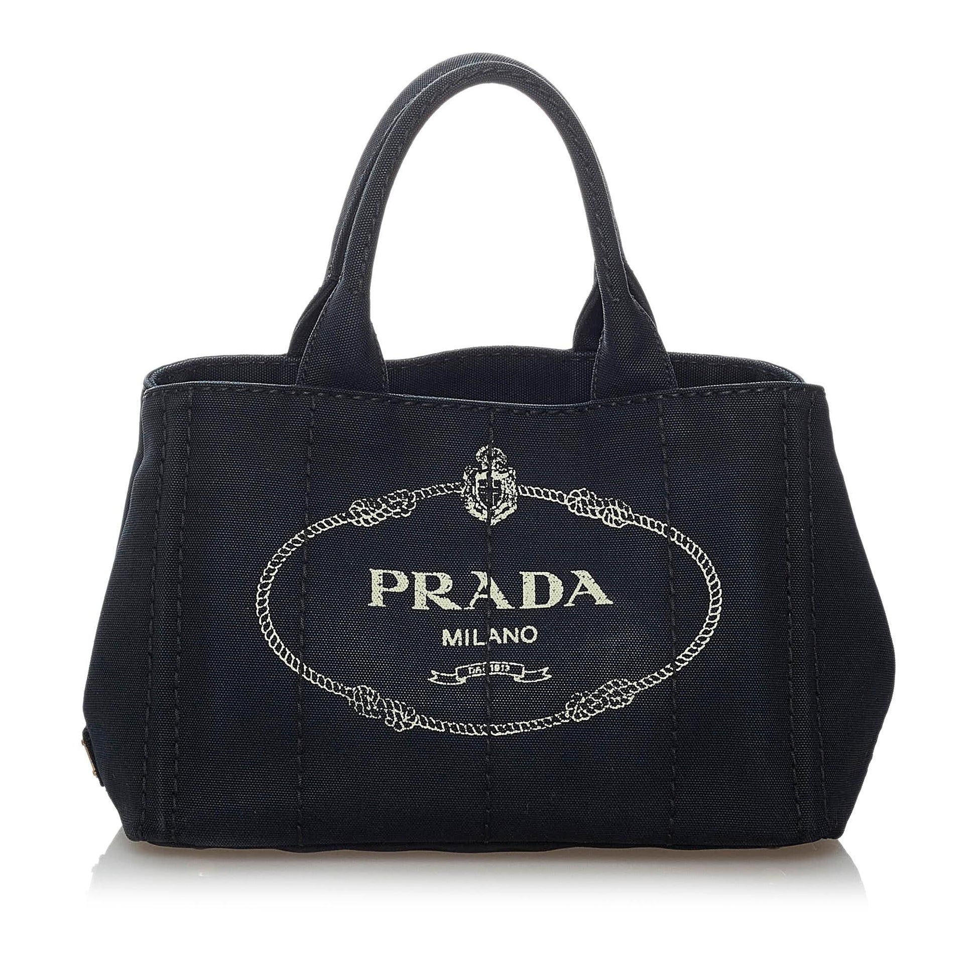 Prada Canapa Satchel Shg Denim Logo Satchel Bag Satchel Shg 29950