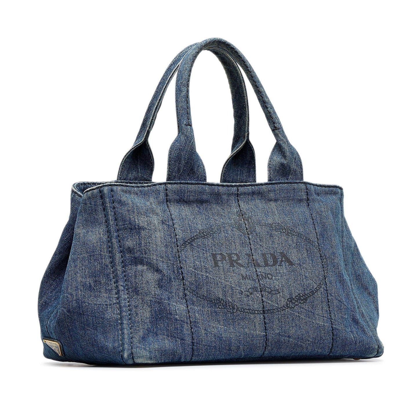 Prada Canapa Tote Shg Lzcex7 Logo Tote Bag