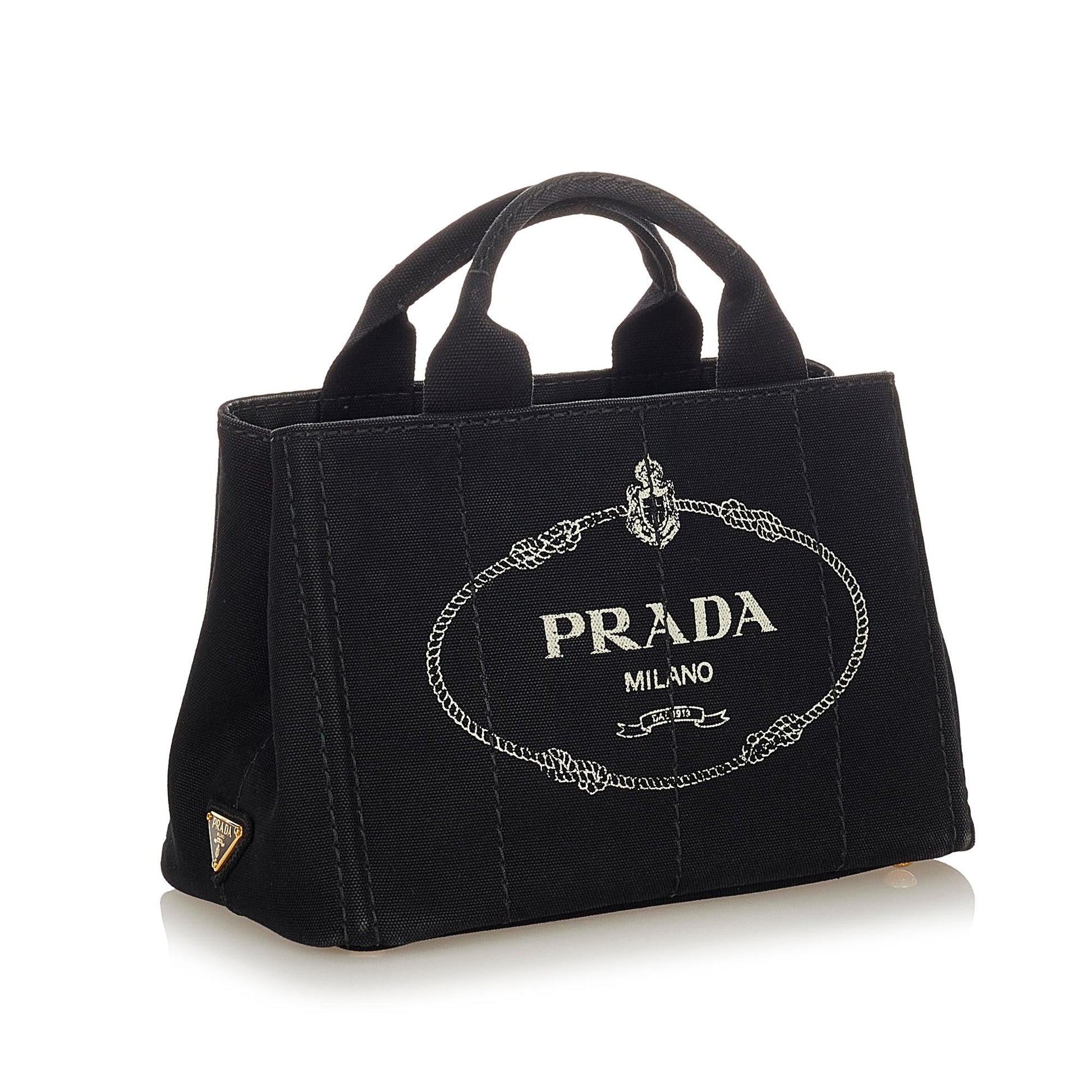 Prada Canapa Handbag Shg Logo Satchel Bag Handbag Shg 23300