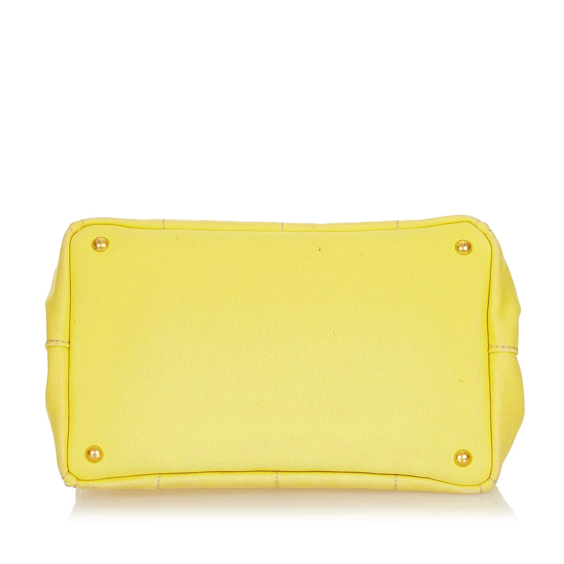 Prada Canapa Handbag Shg Logo Satchel Bag