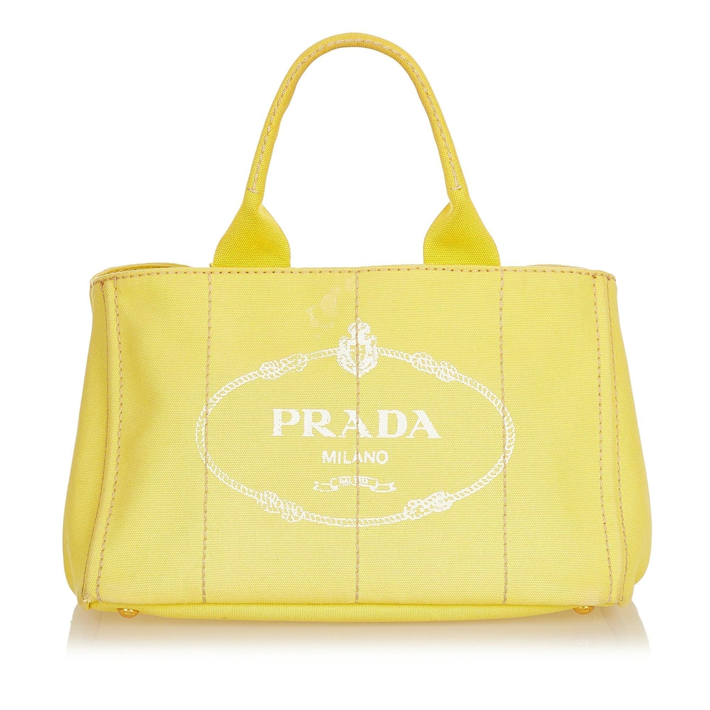 Prada Canapa Handbag Shg Logo Satchel Bag