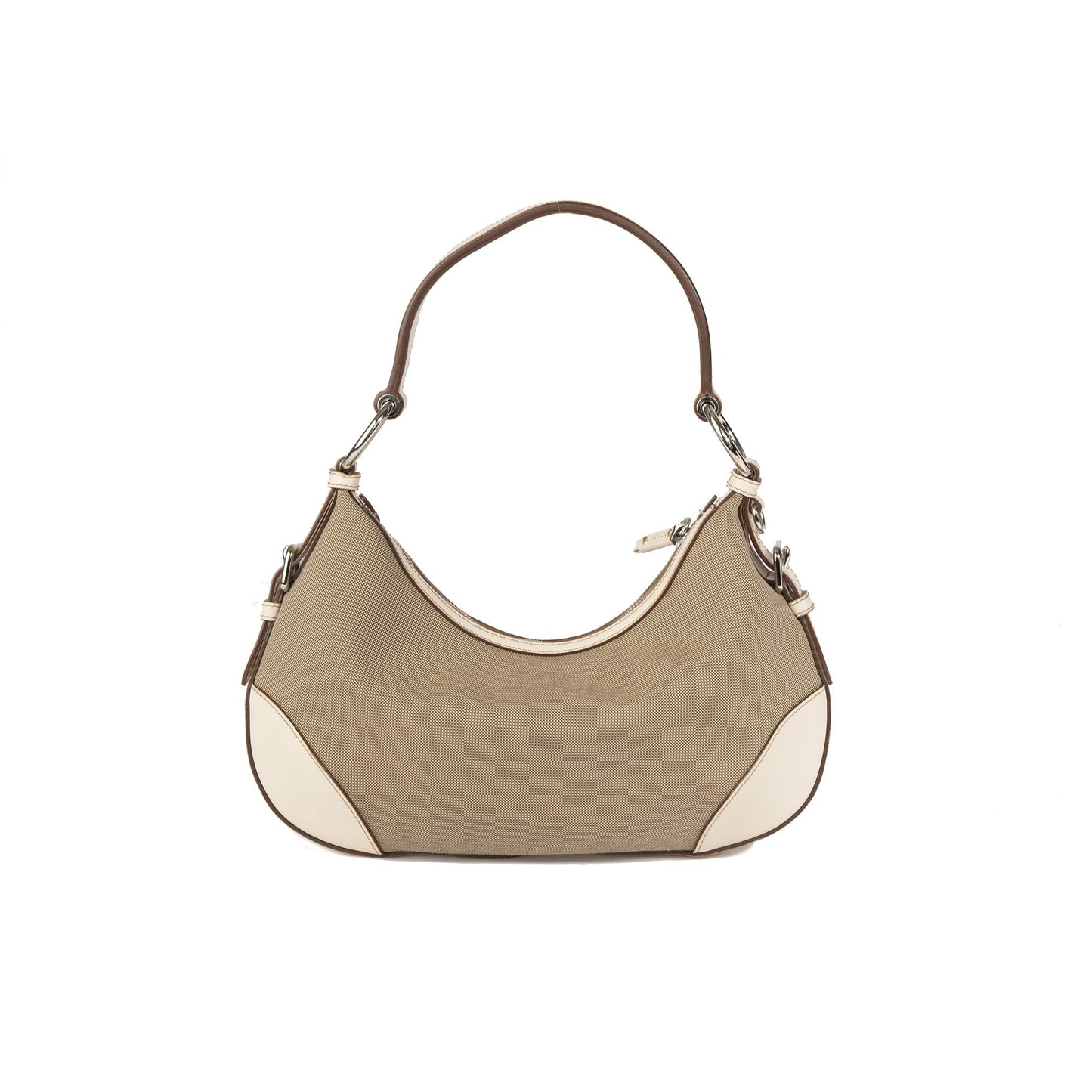 Prada Canapa Hobo Handbag Logo Travel Bag