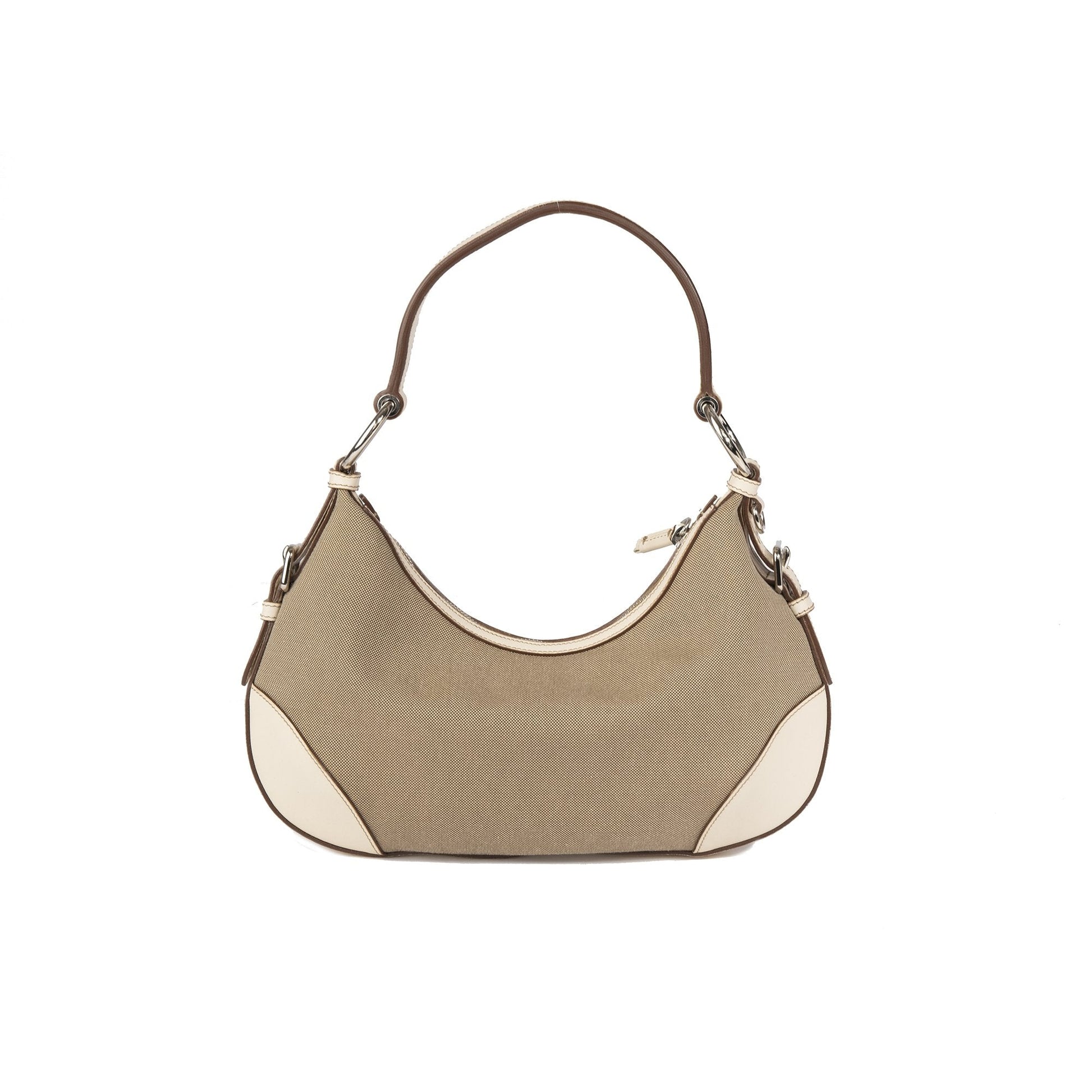 Prada Canapa Hobo Handbag Logo Travel Bag