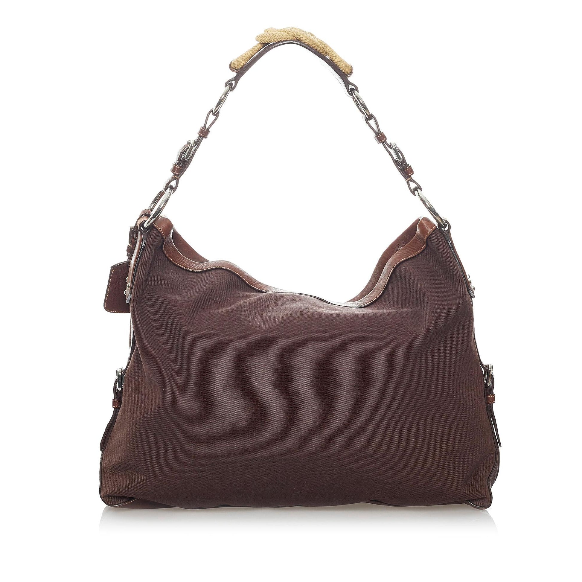 Prada Canapa Shoulder Bag Shg Nylon Logo Bag Shg 30445