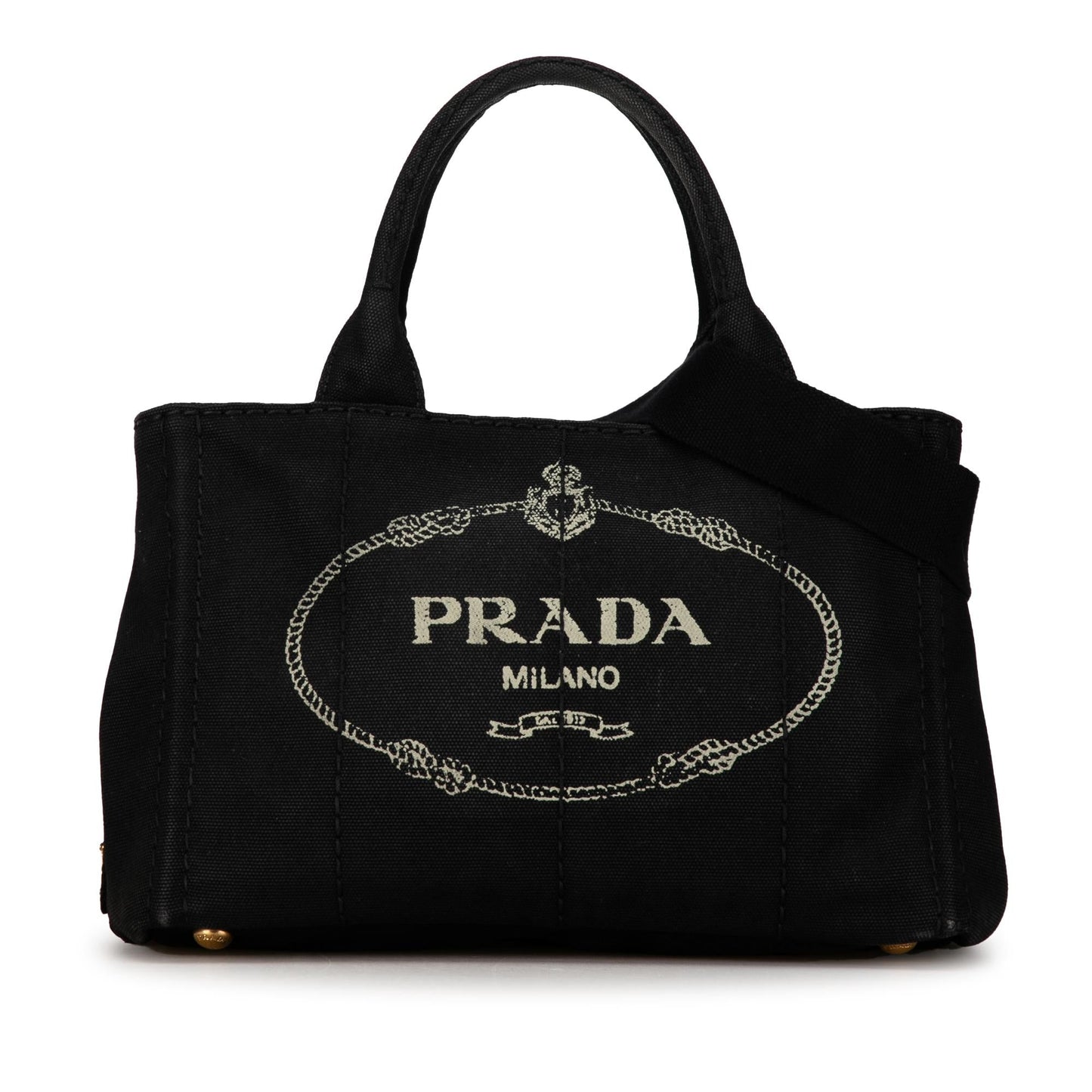 Prada Canapa Satchel Shg Elkrhs Logo Satchel Bag