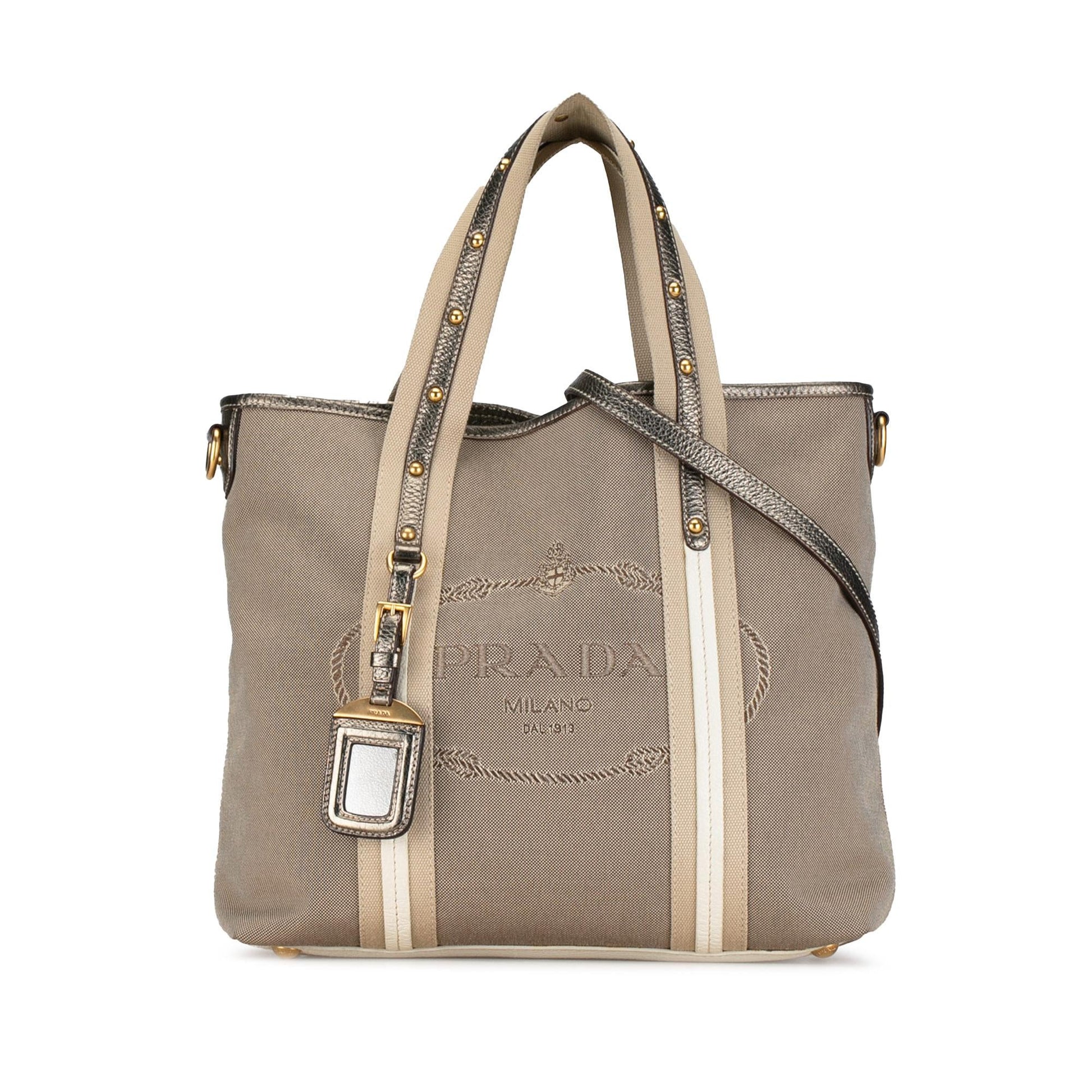 Prada Canapa Satchel Shg Eyc6Kb Logo Satchel Bag