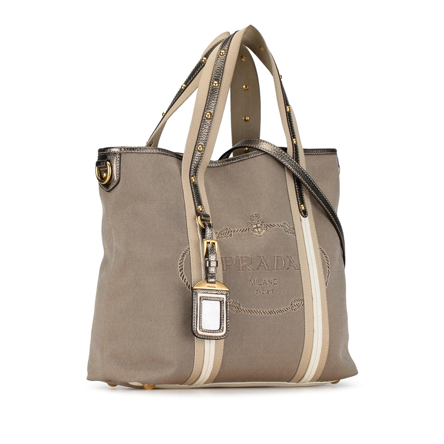 Prada Canapa Satchel Shg Eyc6Kb Logo Satchel Bag