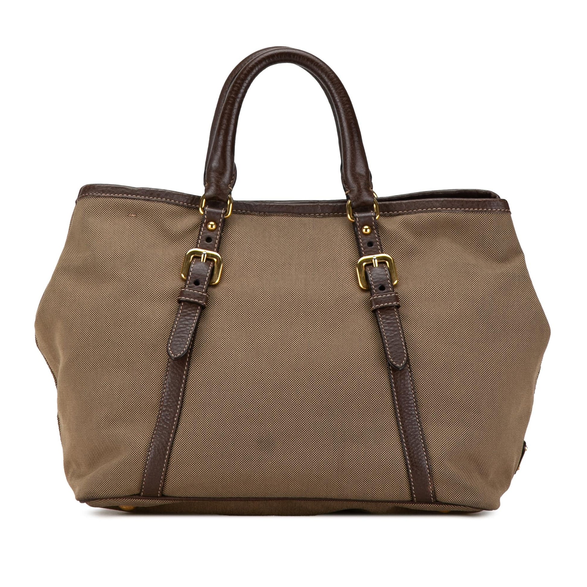 Prada Canapa Satchel Shg Wgg26G Logo Satchel Bag