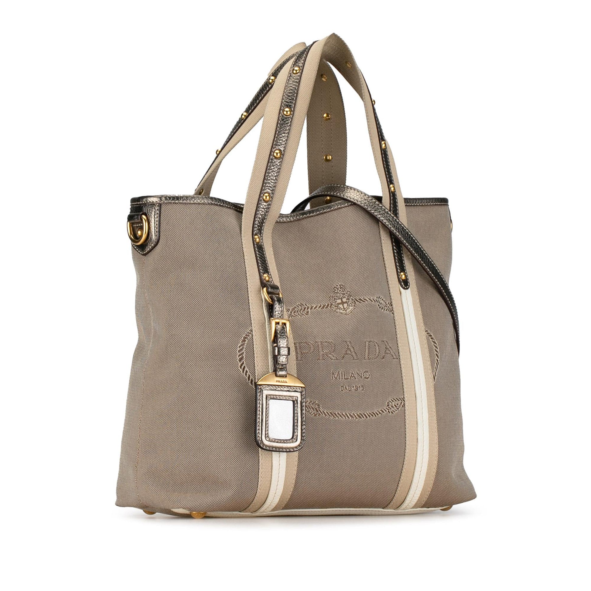 Prada Canapa Satchel Shg We9Yxd Logo Satchel Bag