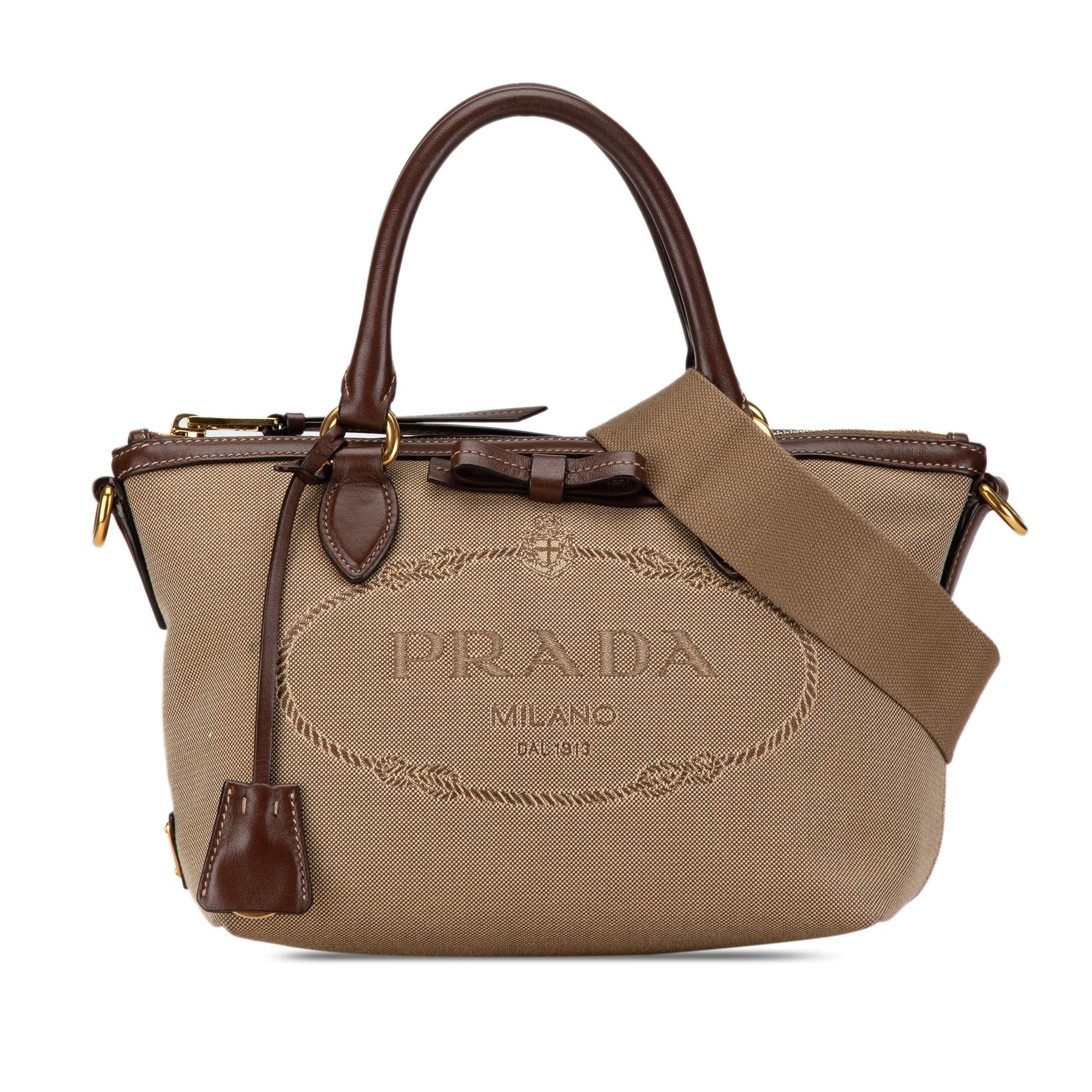 Prada Canapa Satchel Shg Idyuyz Logo Satchel Bag