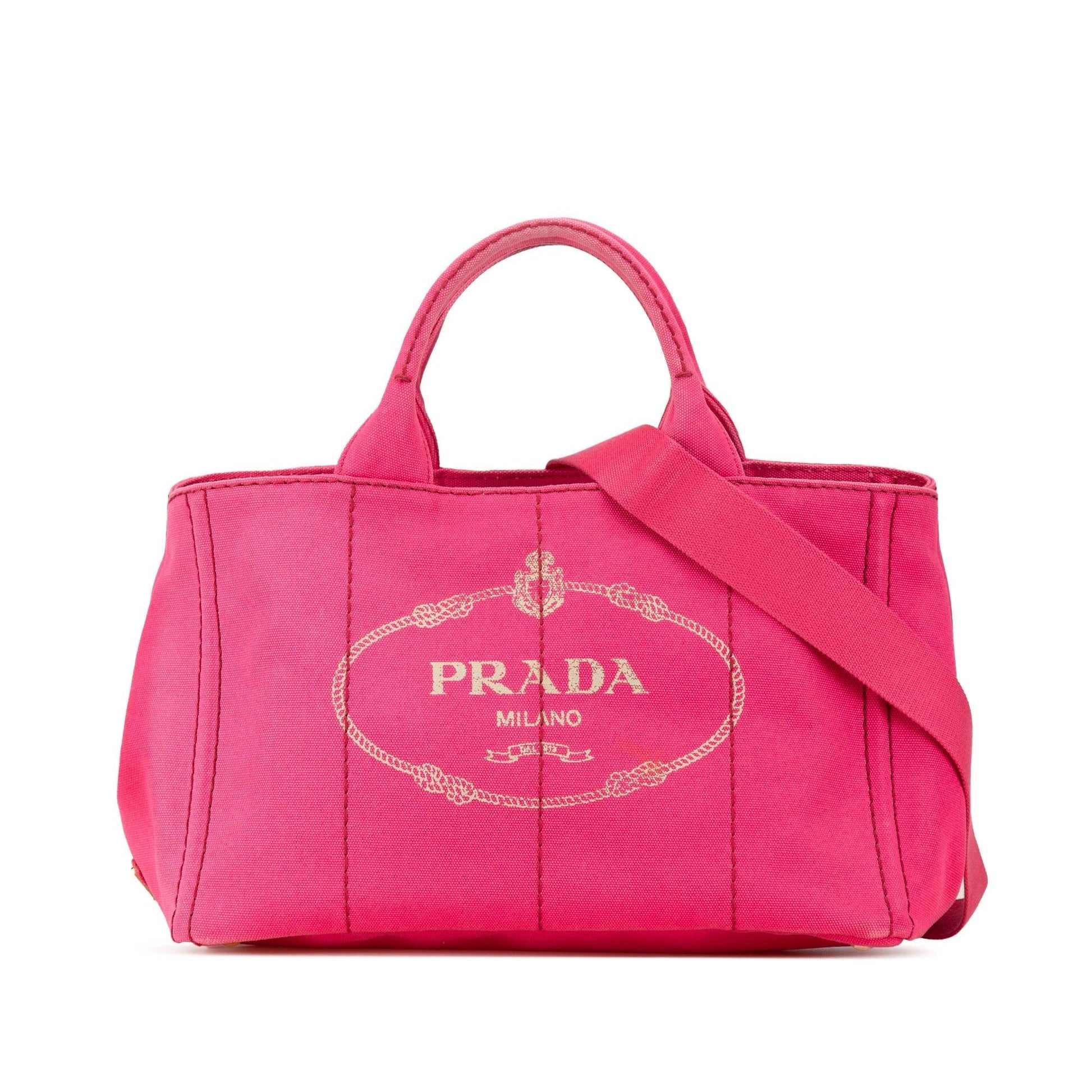Prada Canapa Satchel Shg A90Zca Logo Satchel Bag