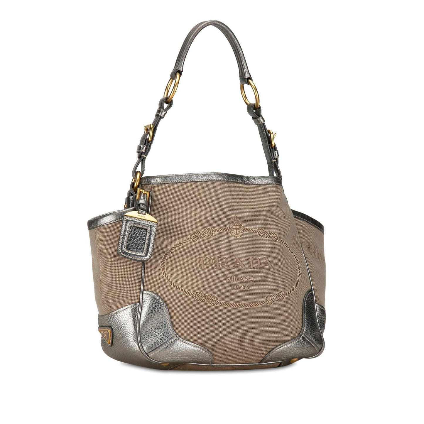 Prada Canapa Shoulder Bag Shg Mtrggi Logo