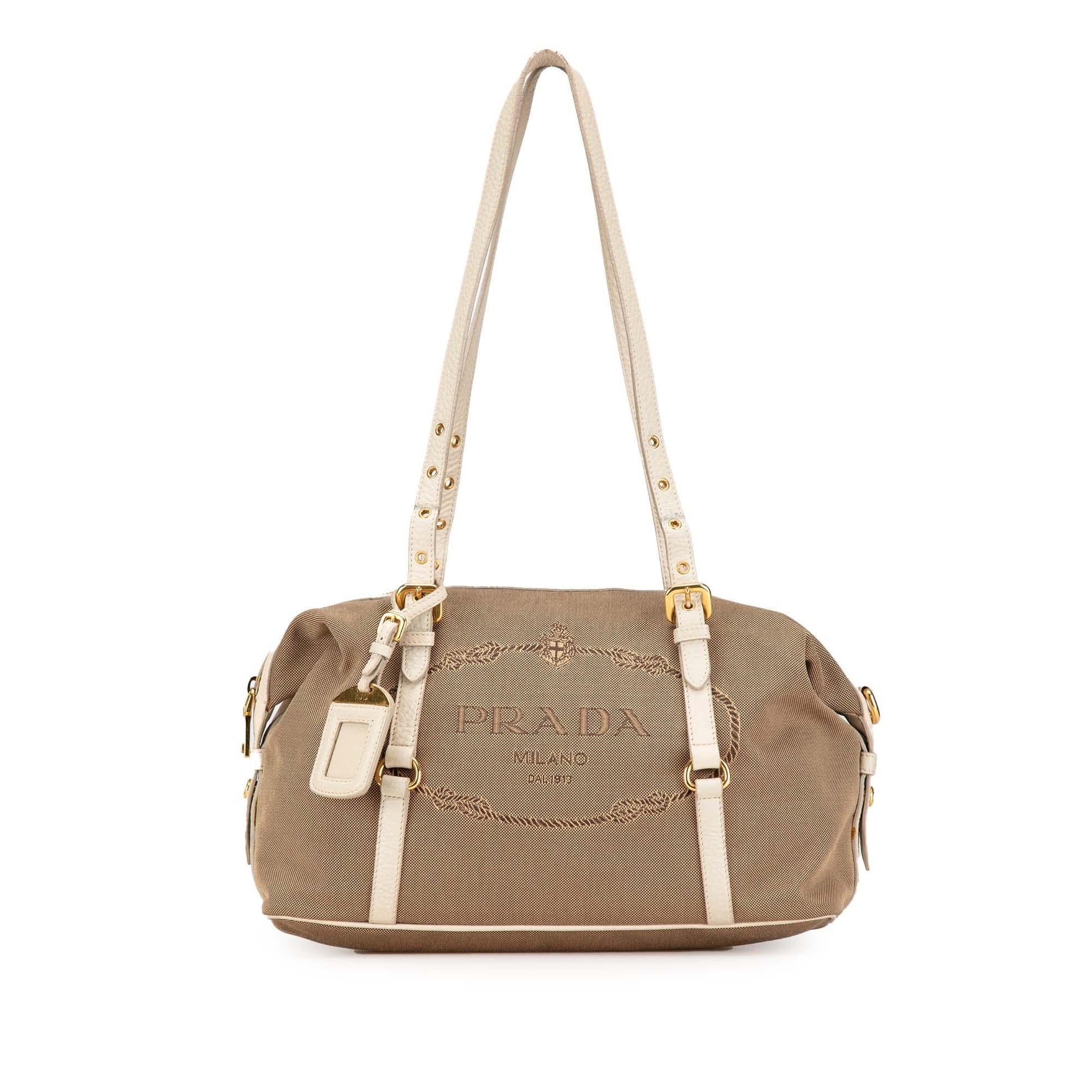 Prada Canapa Shoulder Bag Shg Gbdcyy Logo