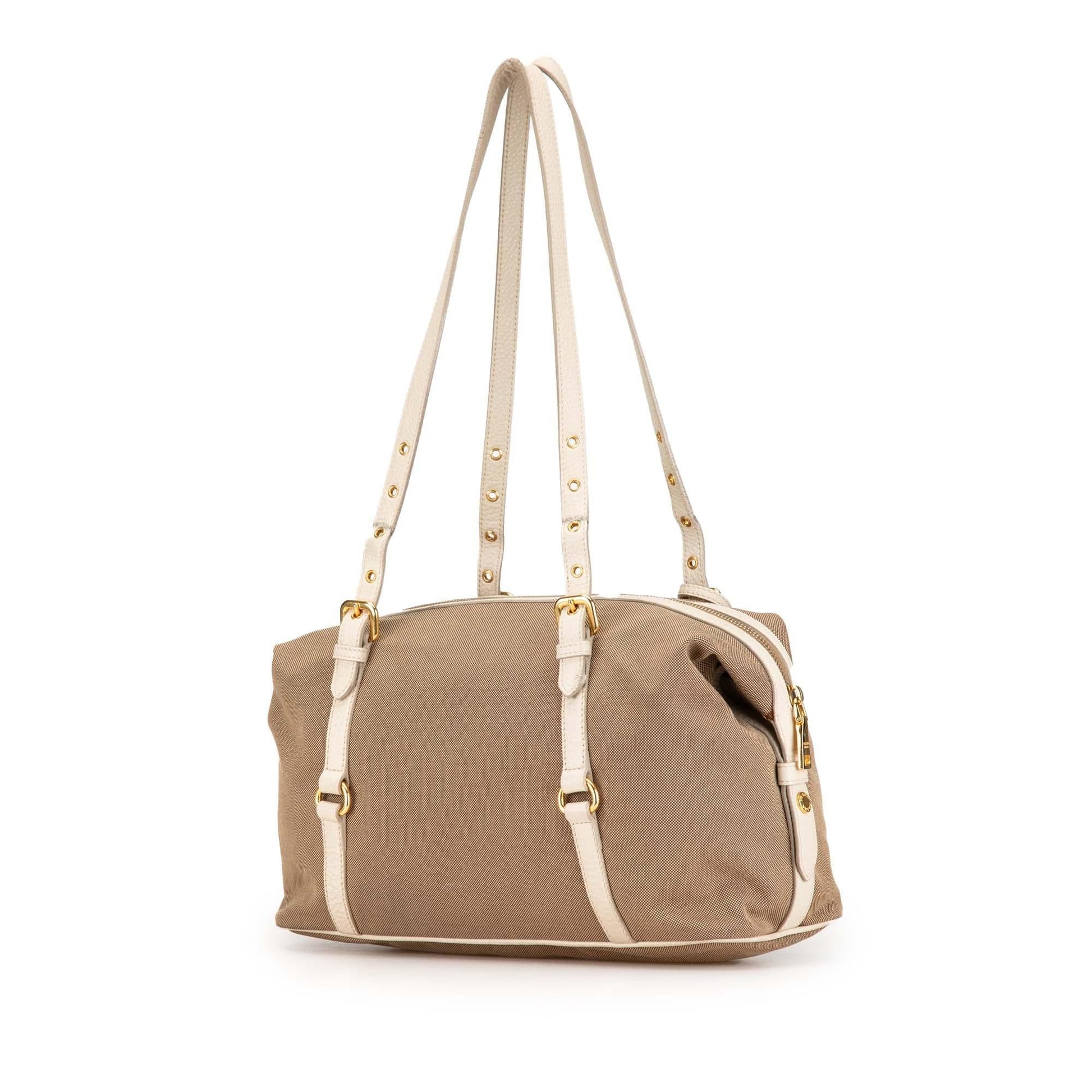 Prada Canapa Shoulder Bag Shg Gbdcyy Logo