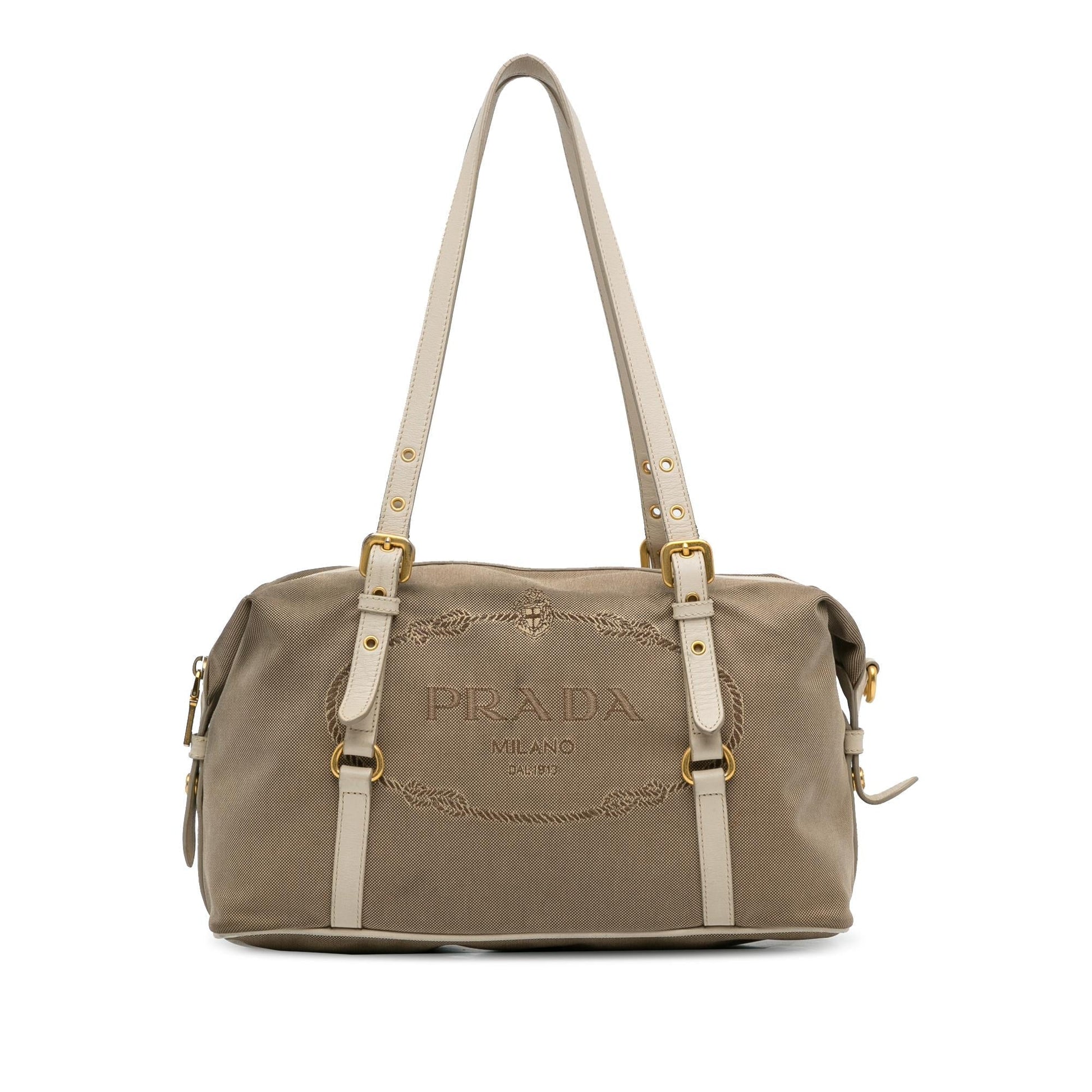 Prada Canapa Shoulder Bag Logo Logo Shoulder Bag